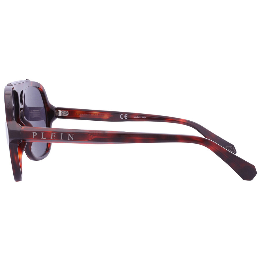 Philipp Plein Grey Navigator Men's Sunglasses SPP004M 9ATP 61 - 4