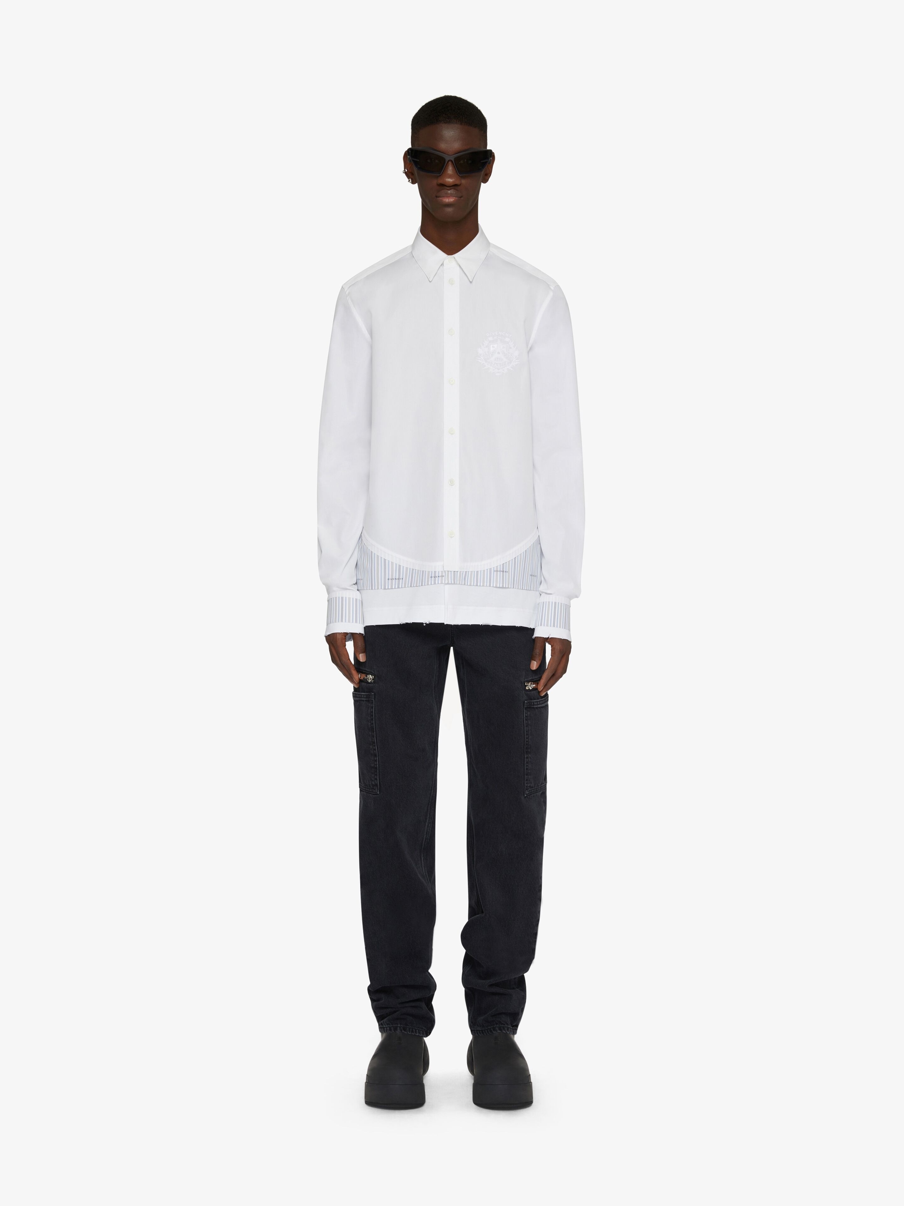 TRIPLE LAYER SHIRT IN COTTON - 2