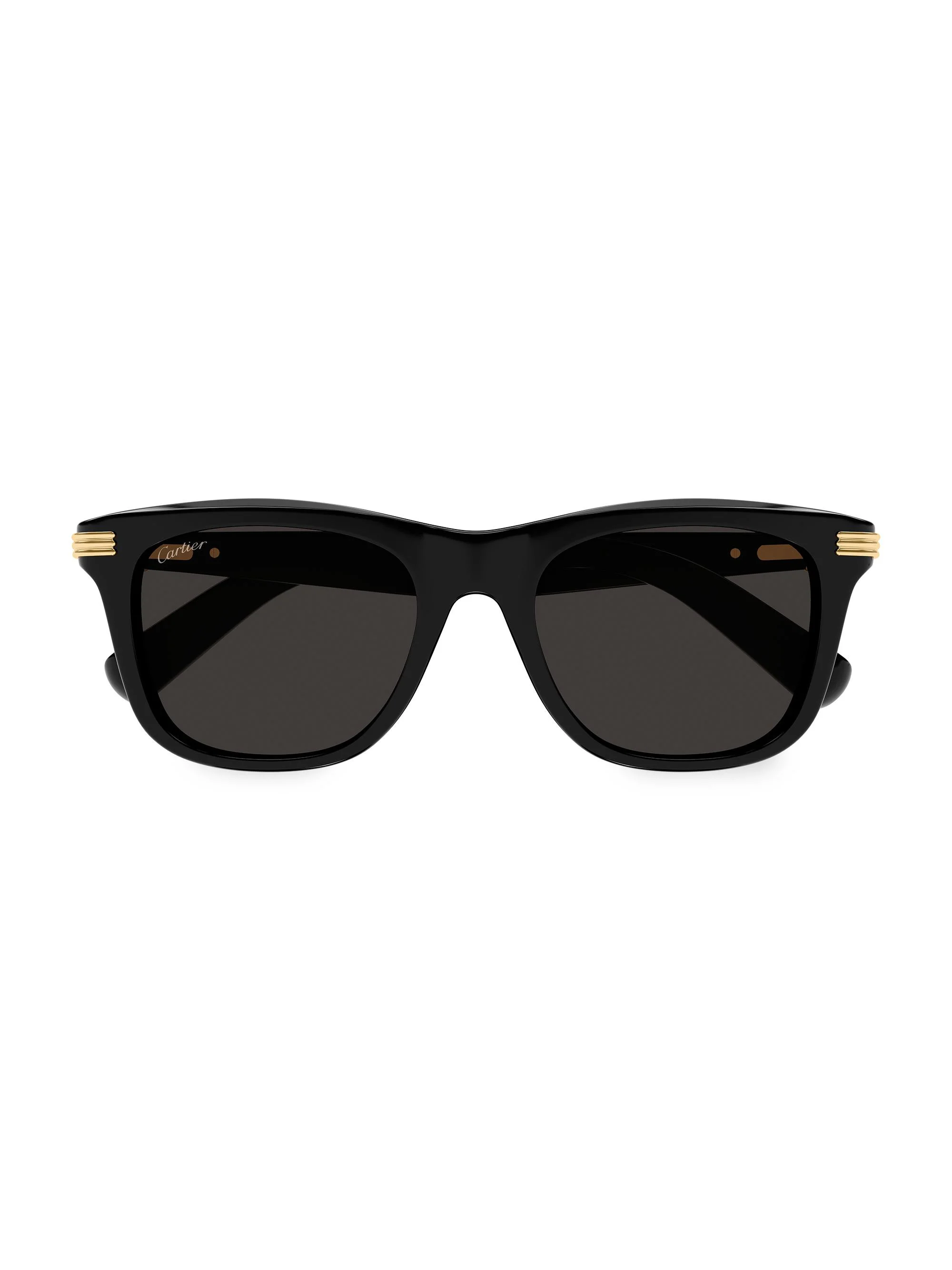 Men's Première De 53MM Square Acetate Sunglasses - Black - 1