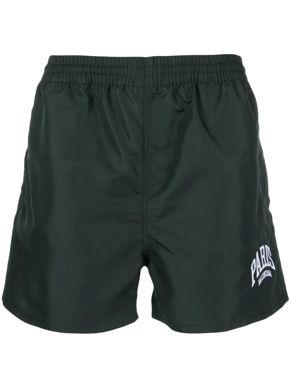 logo-embroidered swim shorts - 1