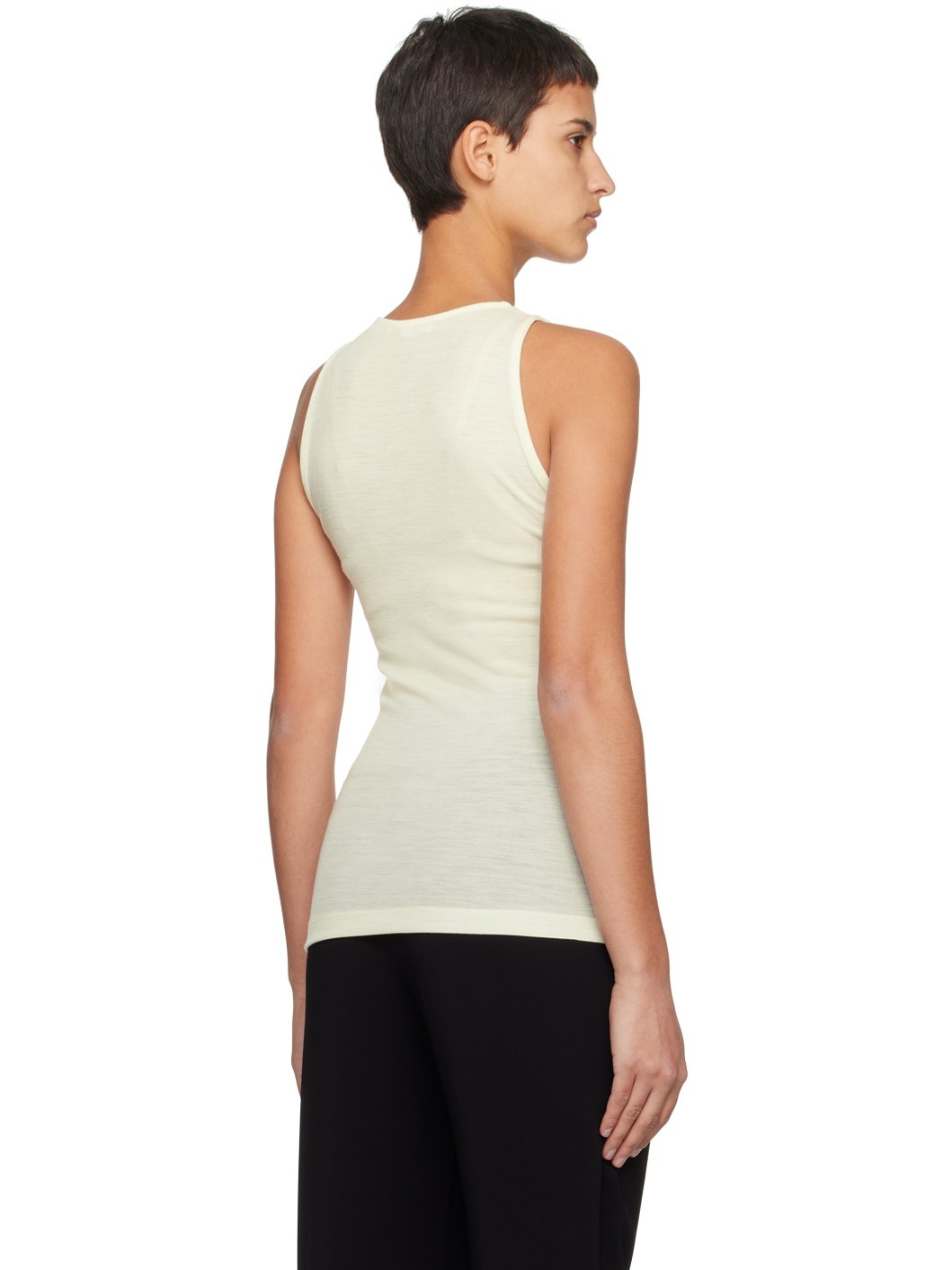 Off-White Crewneck Tank Top - 3