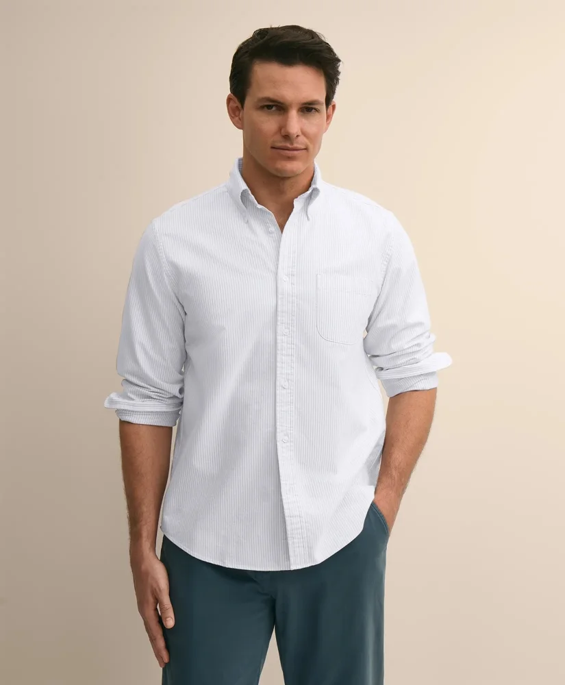 Friday Oxford Shirt, Candy Striped - 1