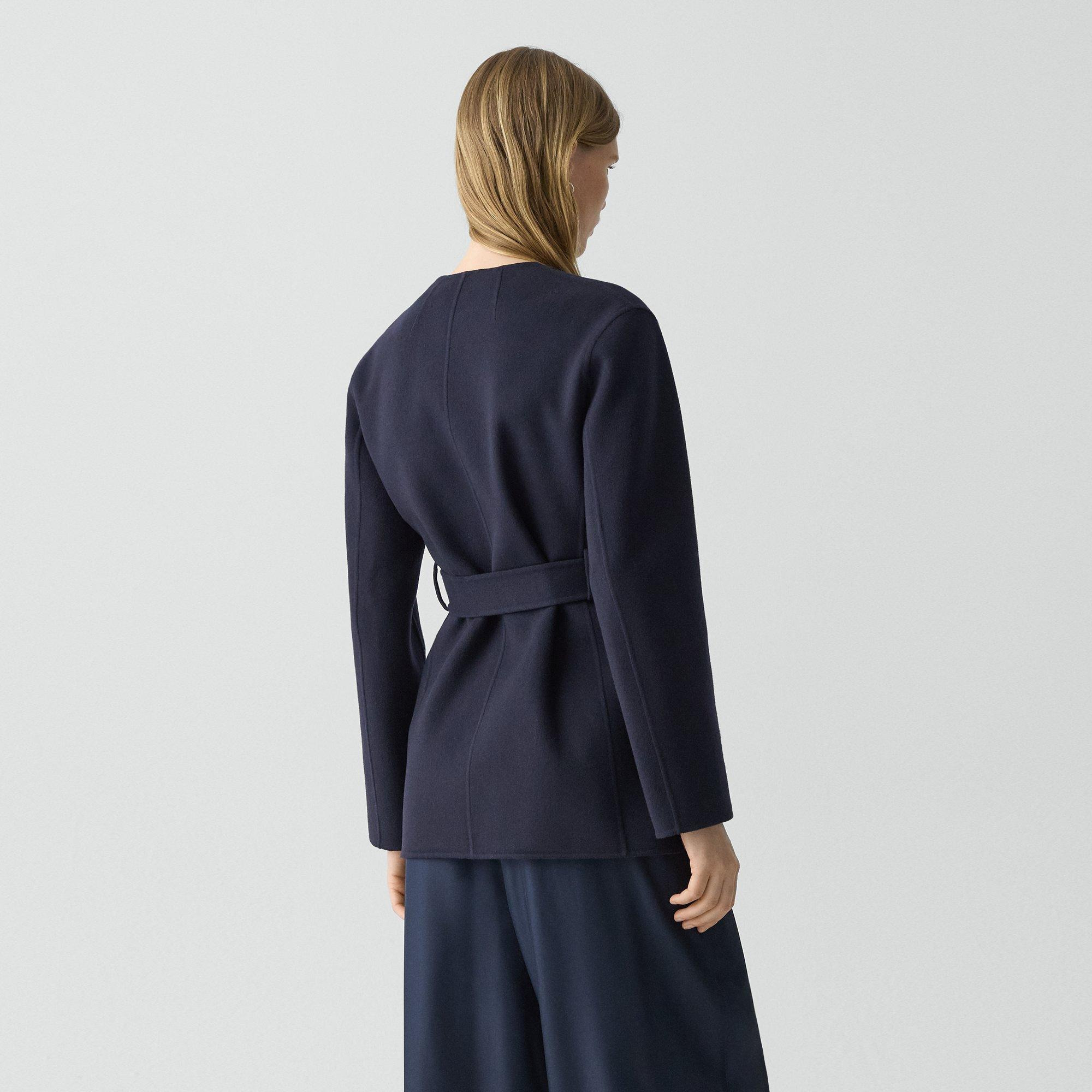 Cardigan Jacket in Double-Face Wool-Cashmere - 4
