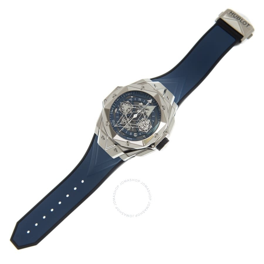Hublot Big Bang Sang Bleu II Titanium Chronograph Automatic Blue Dial Men's Watch 418.NX.5107.RX.MXM - 3