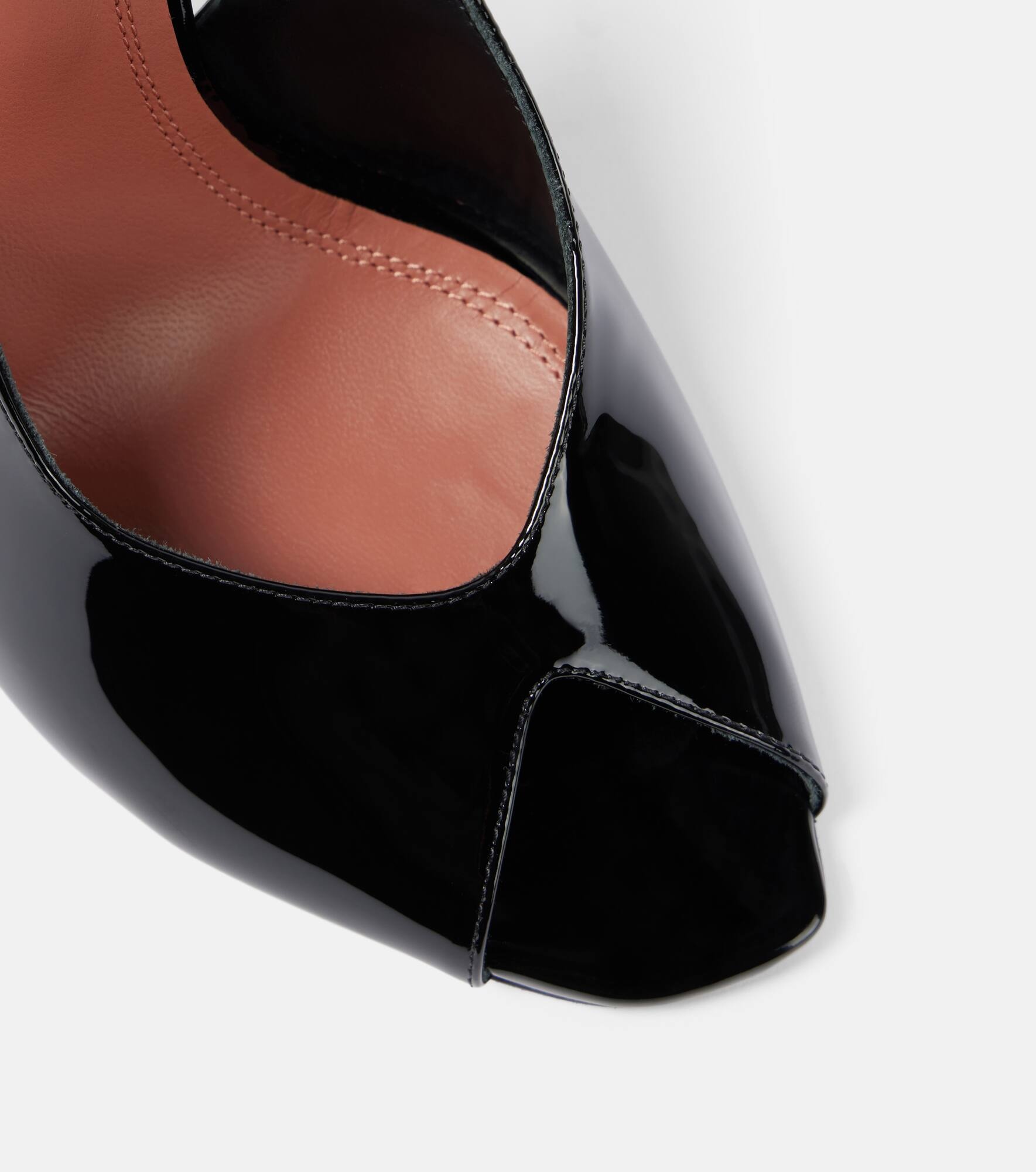 Kristina 105 patent leather peep-toe pumps - 5