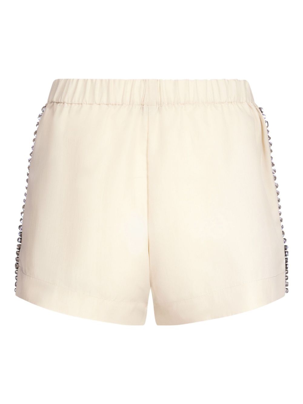 crystal-embellished track shorts - 6