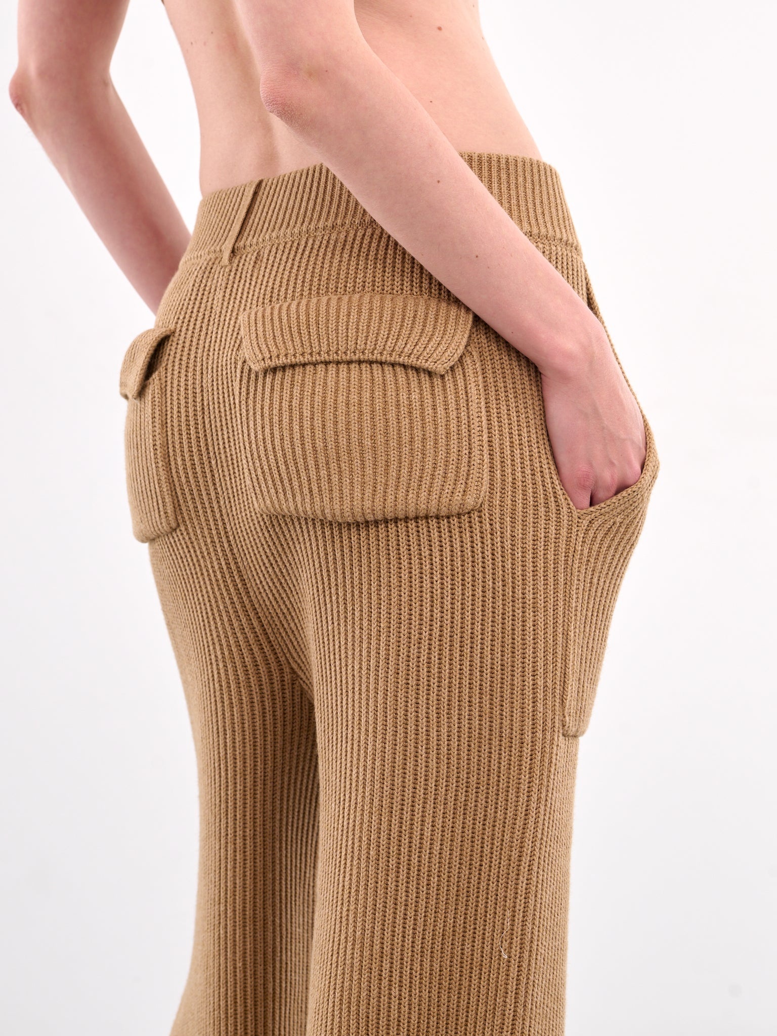 Ribbed Knit Trousers - 5