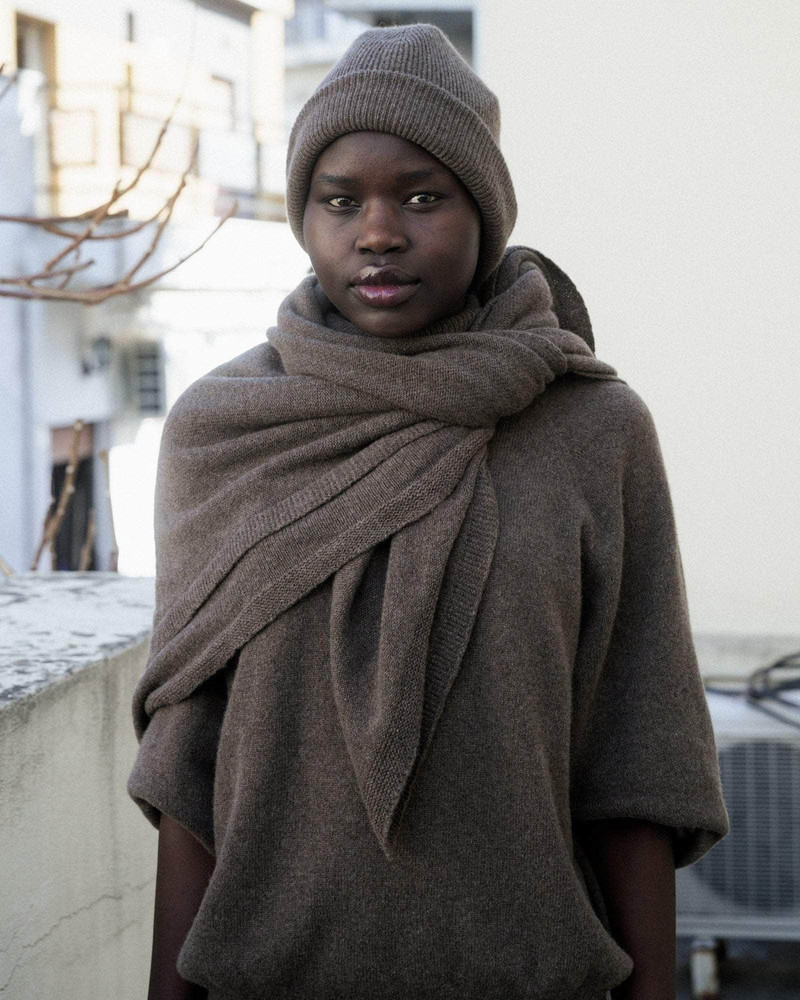Whit Scarf - Recycled Cashmere 1