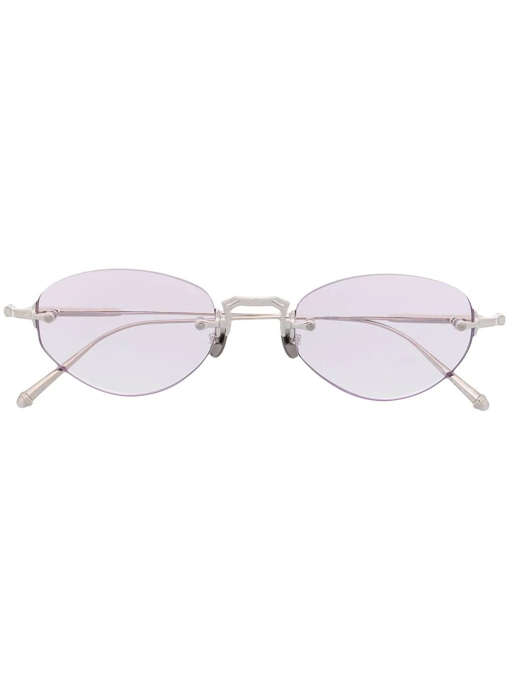 round-frame sunglasses - 1