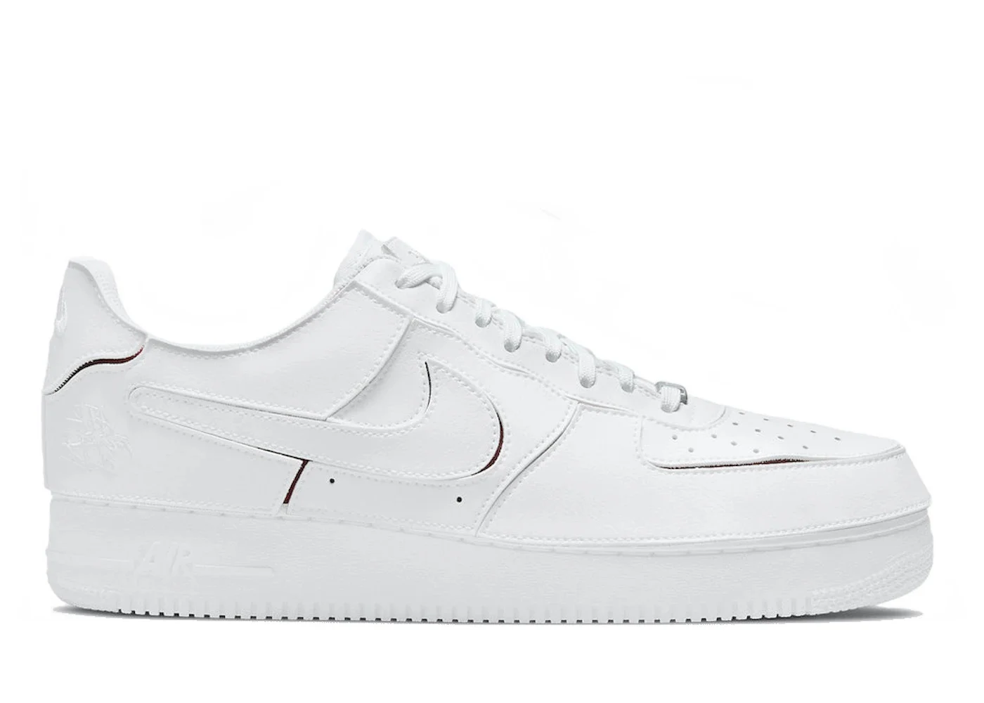 Nike Air Force 1/1 White Varsity Red - 1