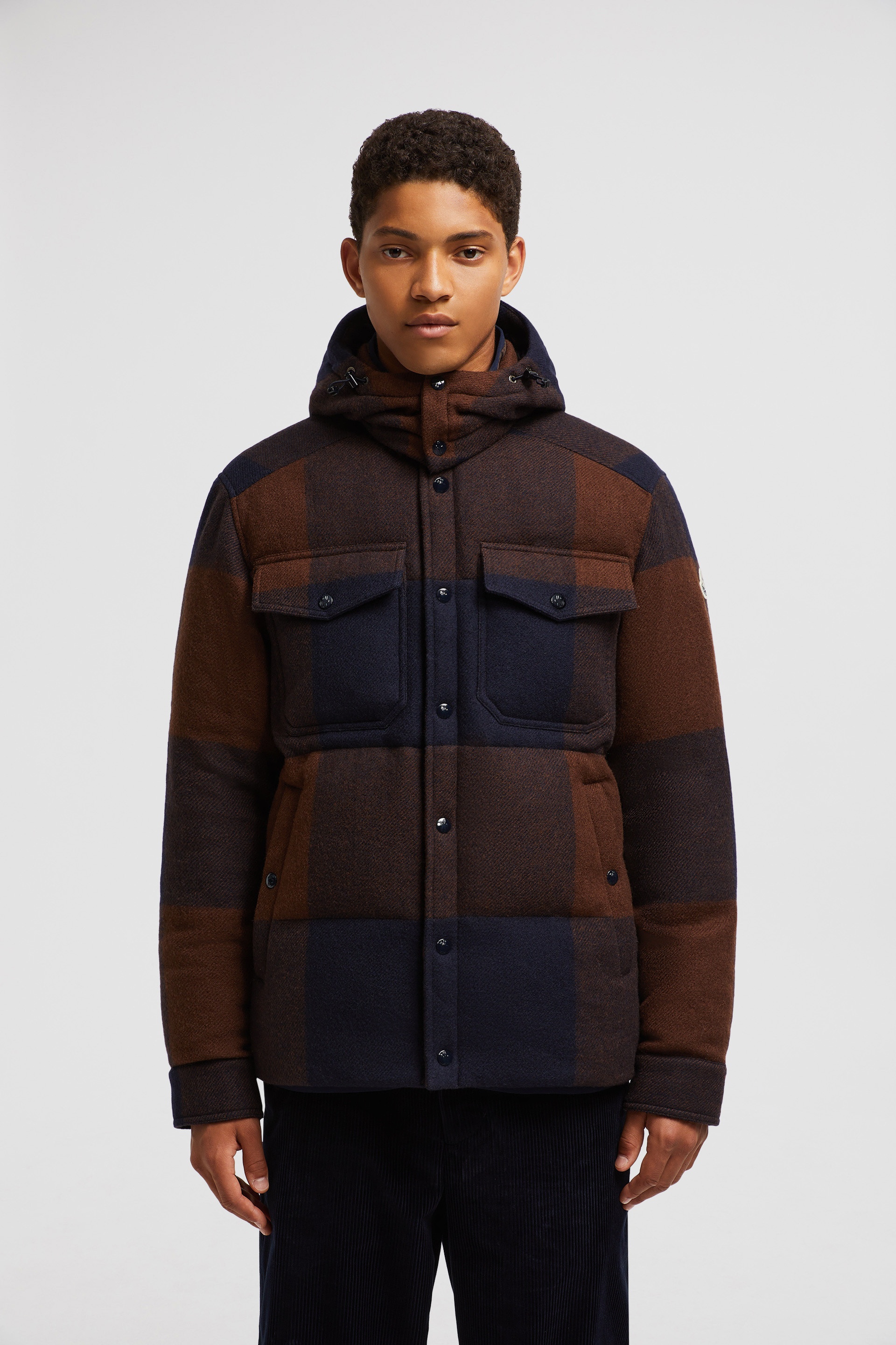 Ladurns Hooded Wool Down Shirt Jacket - 3