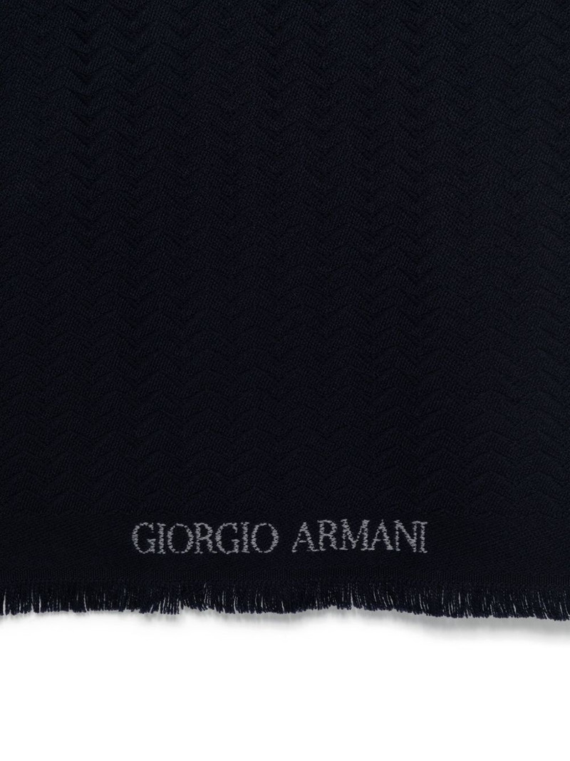 GIORGIO ARMANI wool scarf outlook