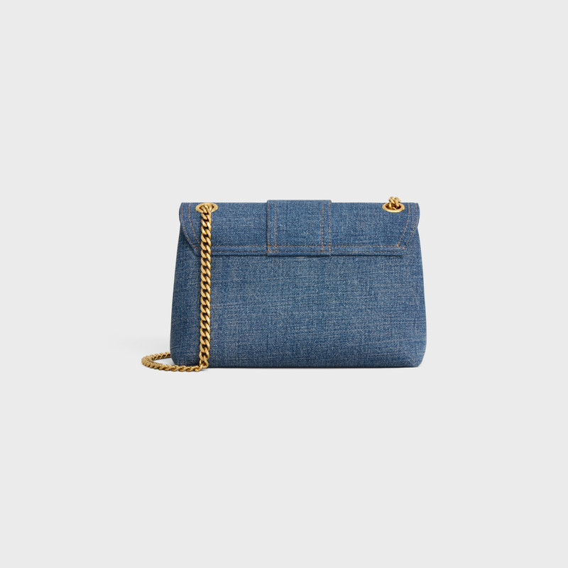 Medium Celine Victoire Bag IN DENIM 3