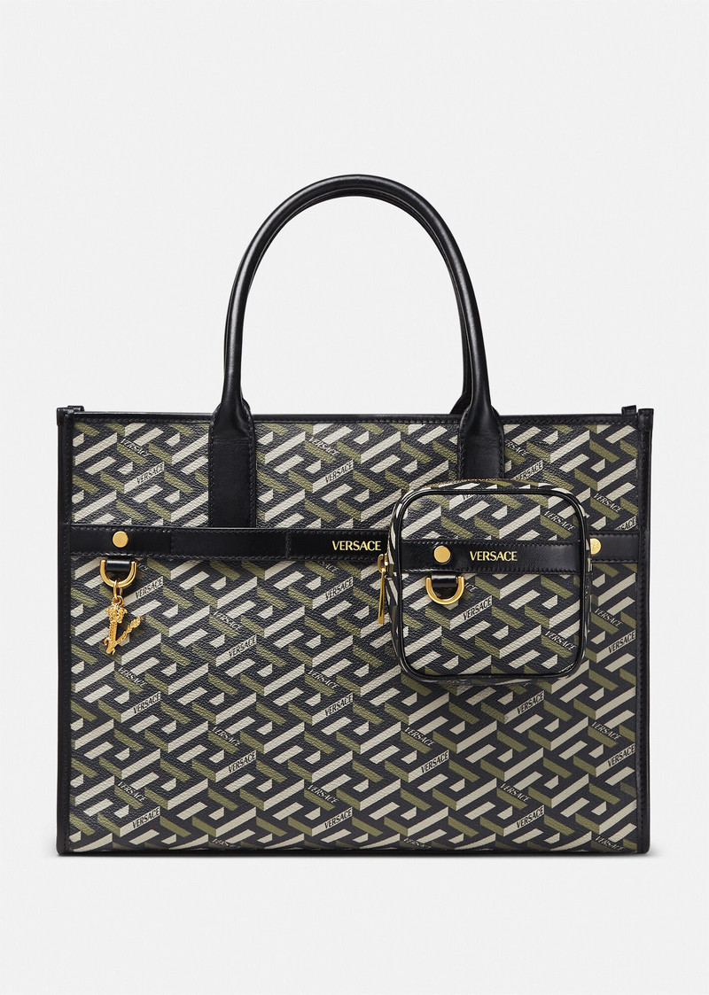 VERSACE La Greca Signature Square Modular Pouch outlook
