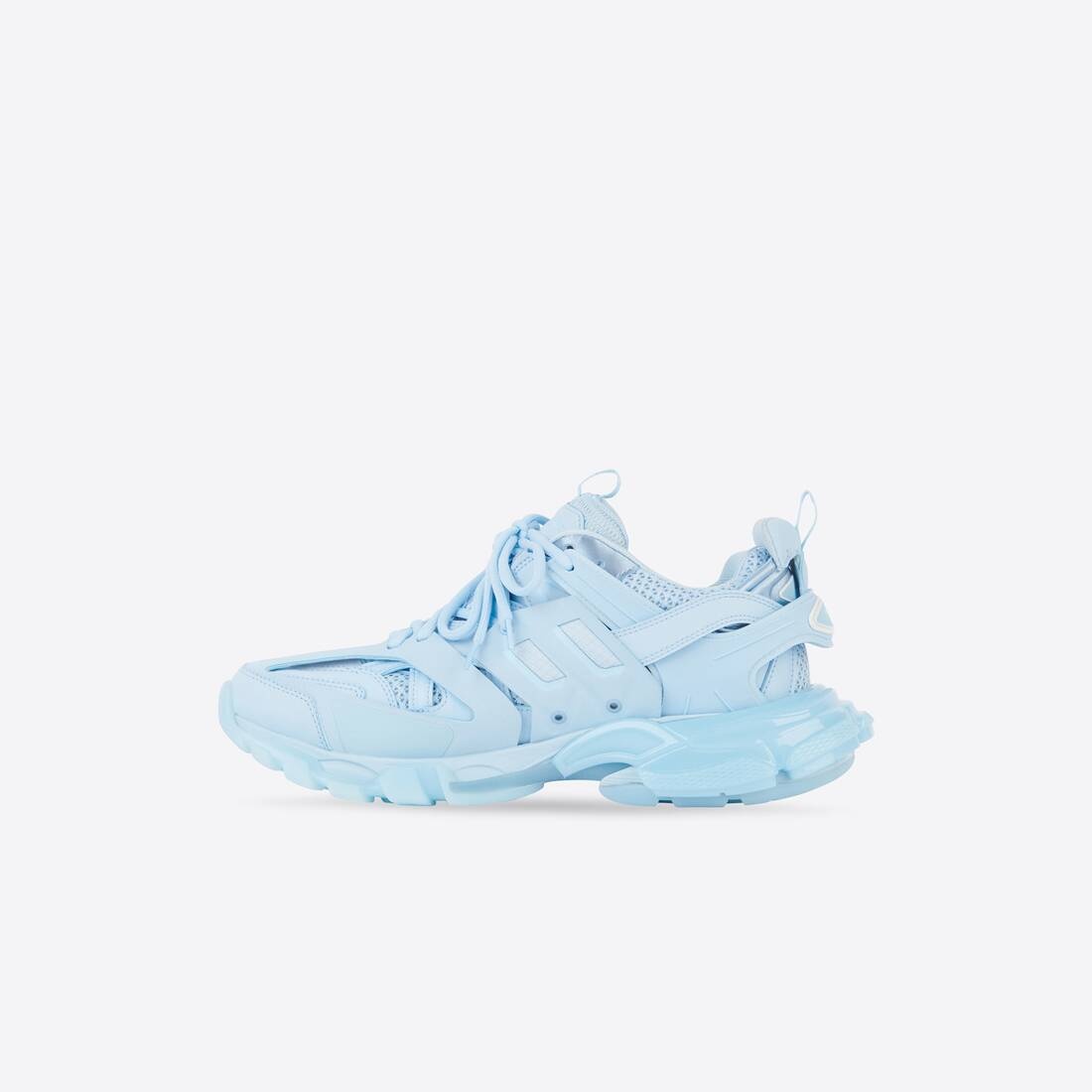 Women's Track Clear Sole Sneaker in Blue - 4