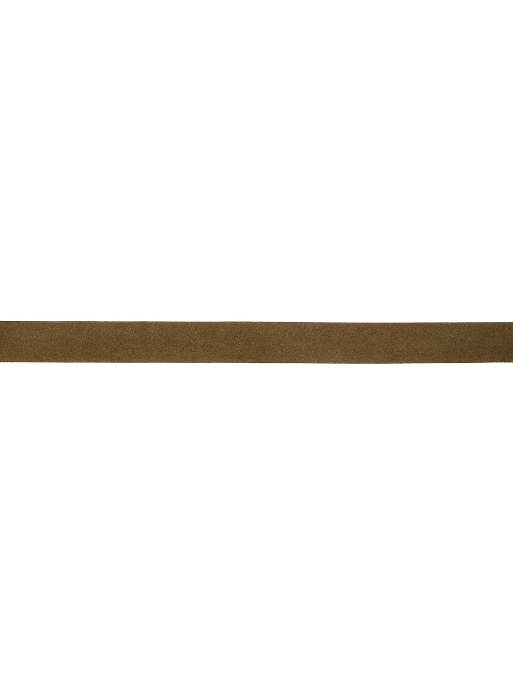 Khaki Suede Boyfriend Belt - 2