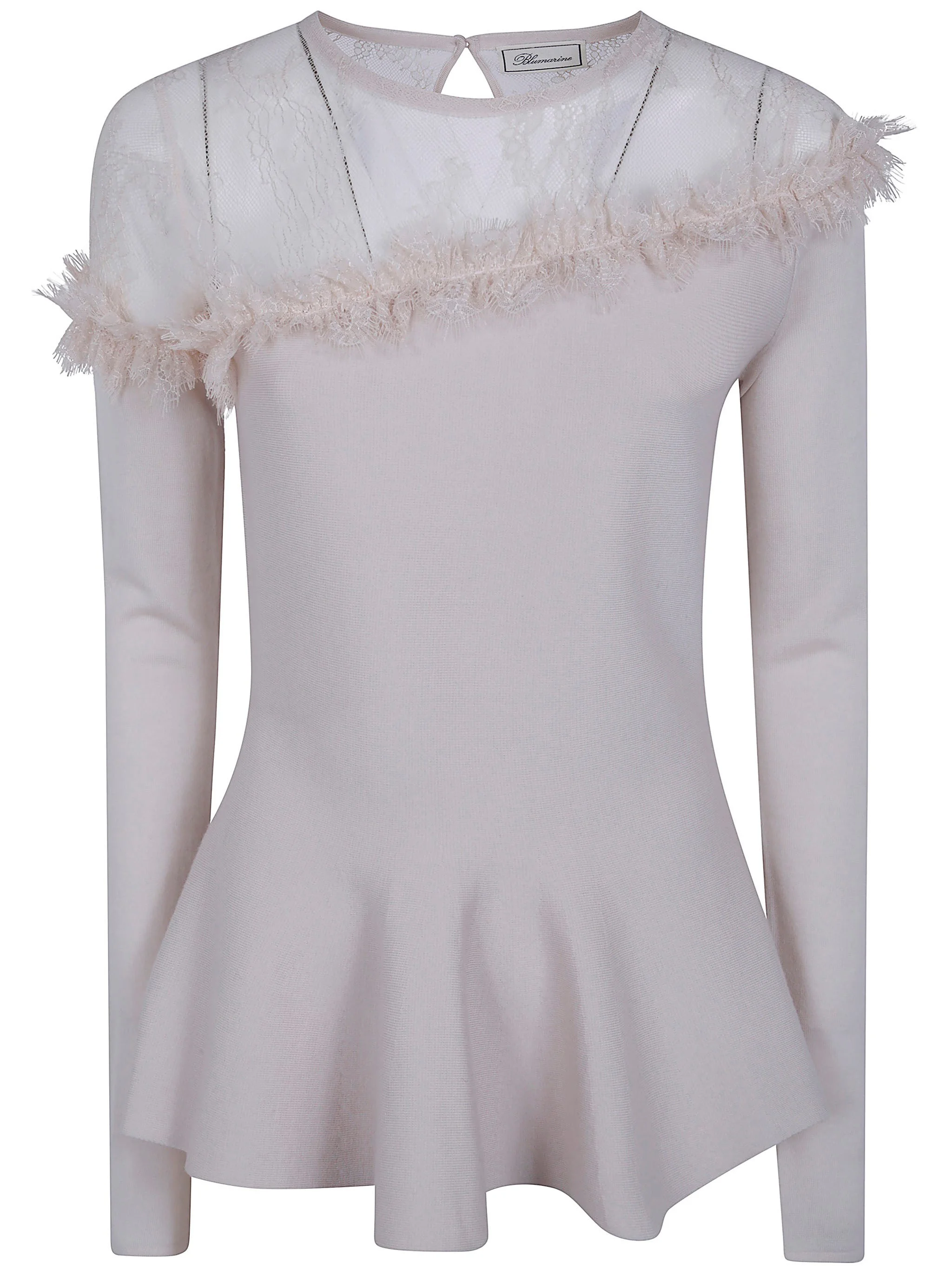 Sweater With Lace - 1