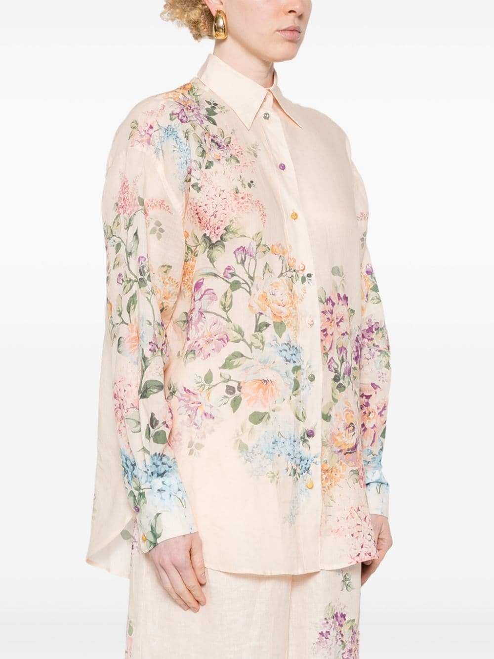 Halliday floral-print shirt - 3
