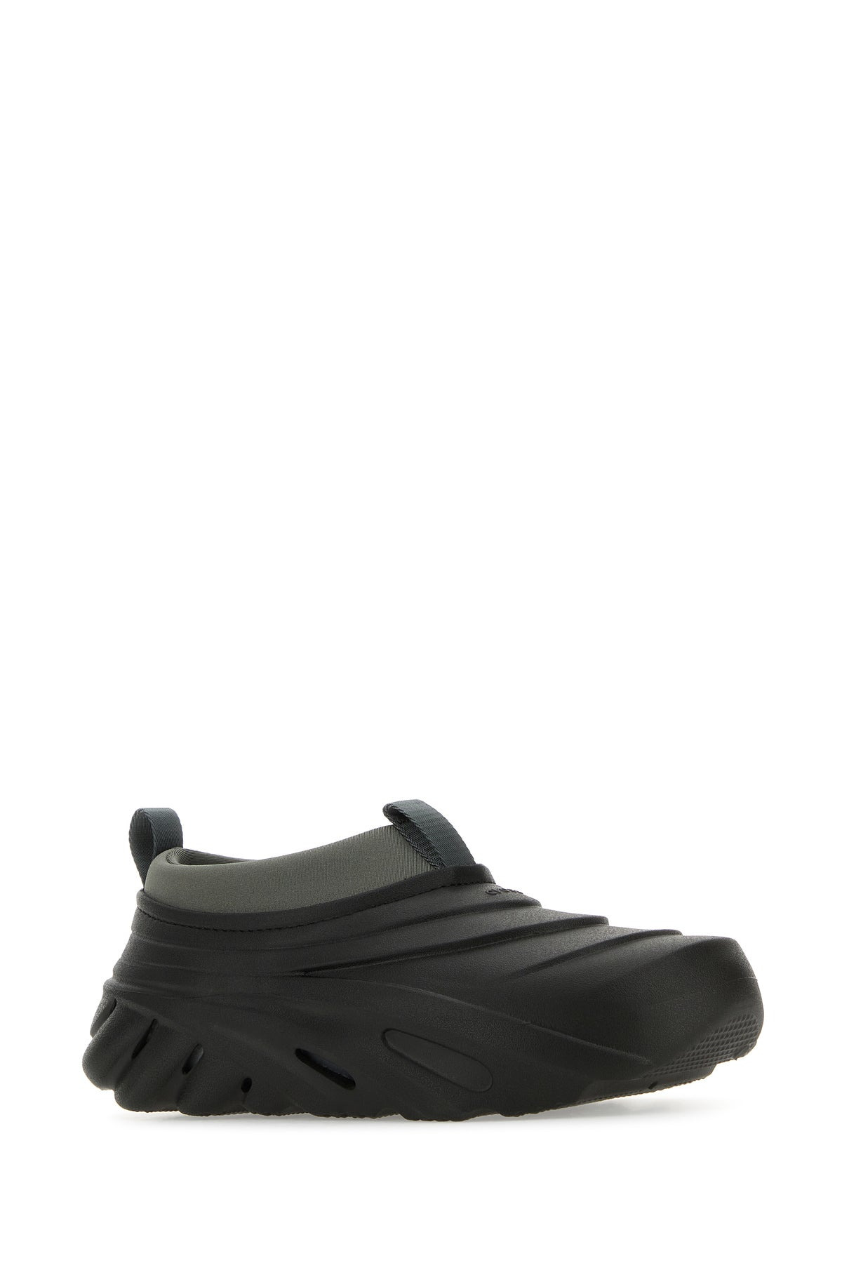 Black rubber Echo Storm slip ons - 2