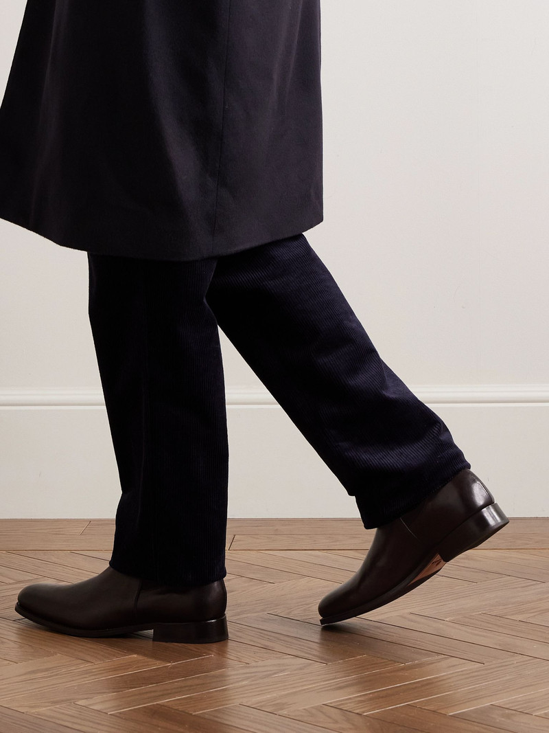 Grenson Declan Leather Chelsea Boots Dark brown outlook