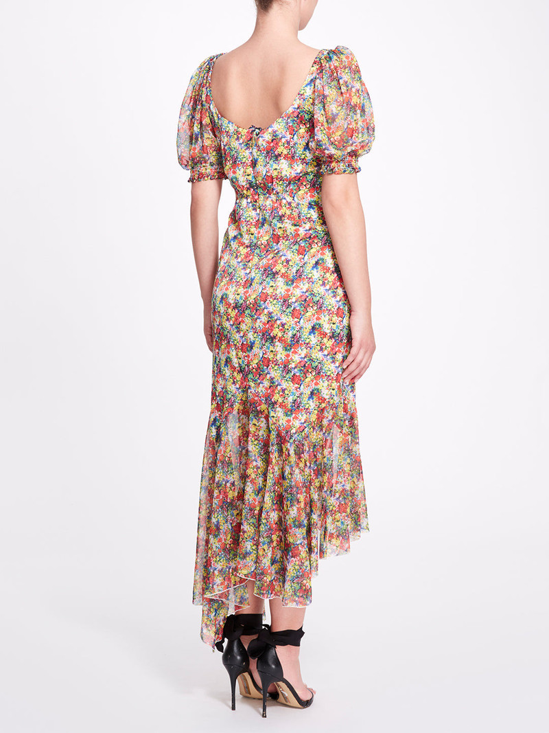 SWEETHEART NECKLINE HI-LO DRESS 3
