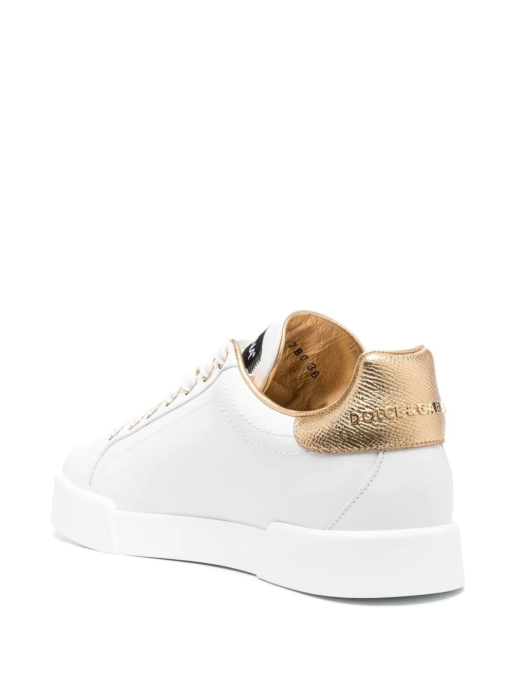 DG-embellished low-top sneakers - 3