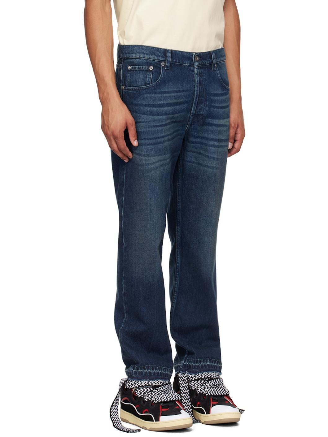 Indigo Straight Jeans - 2