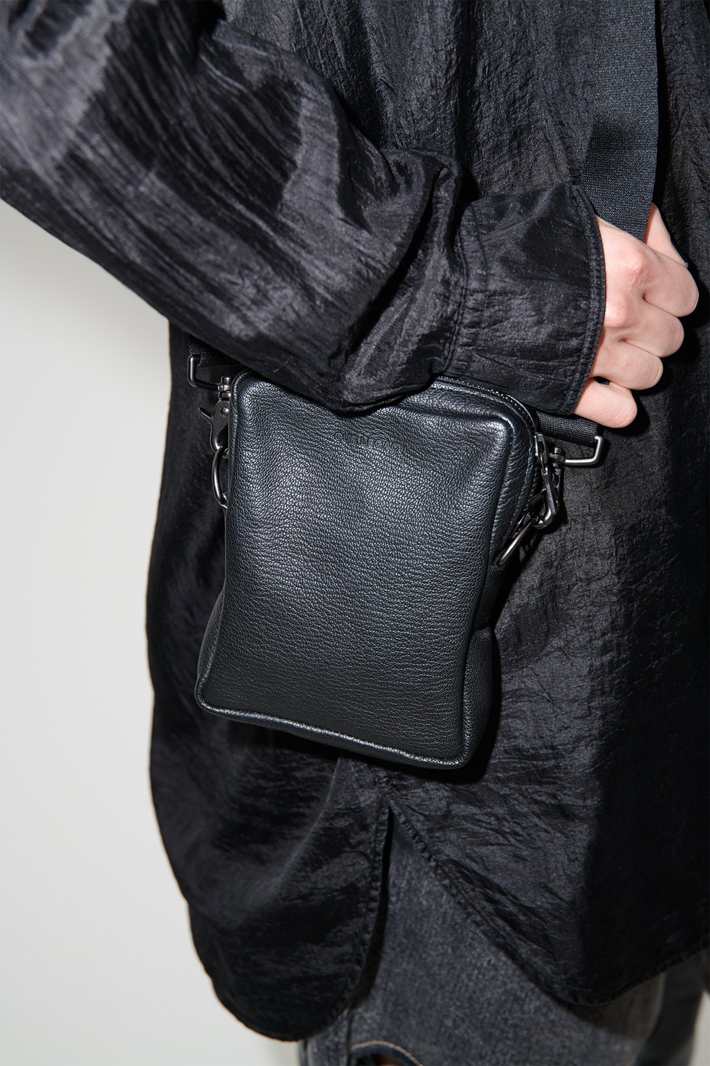 Delay Mini Bag Black Leather SL2198DB - 3