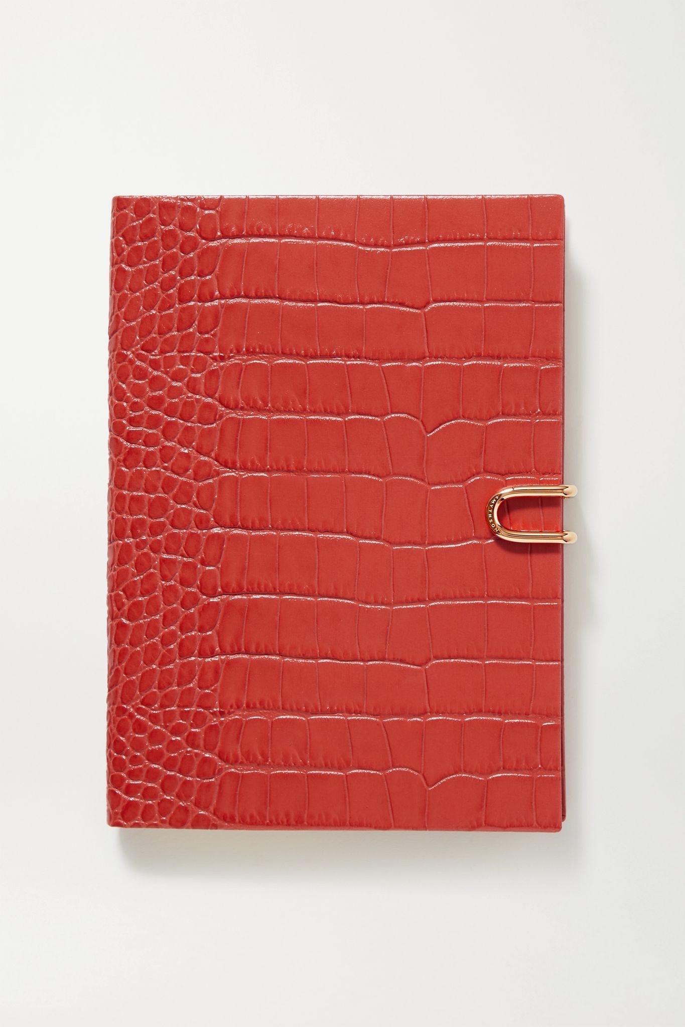 Soho croc-effect leather notebook - 1