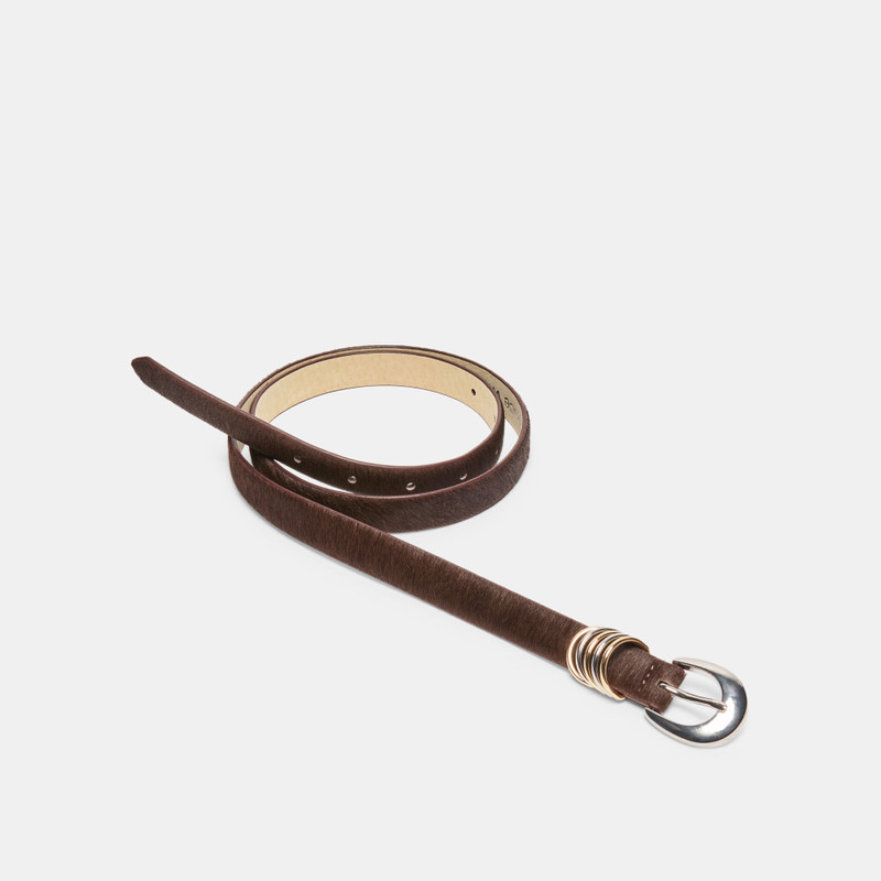 CRESCENT BUCKLE BELT CHESTNUT 3