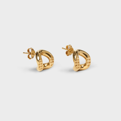 CELINE CELINE ANIMALS STUDS IN BRASS WITH VINTAGE GOLD FINISH outlook