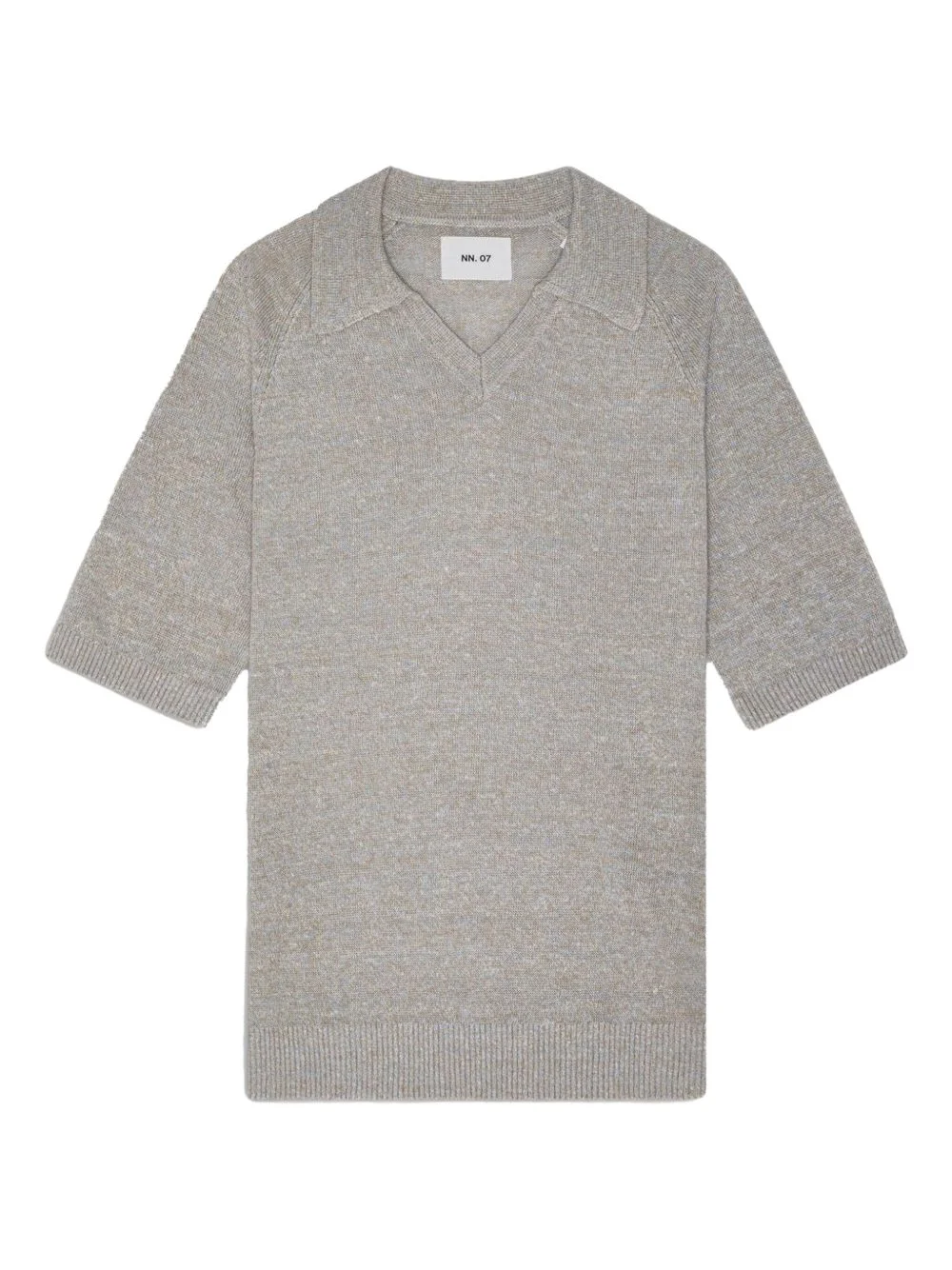 V-neck short-sleeve T-shirt - 1