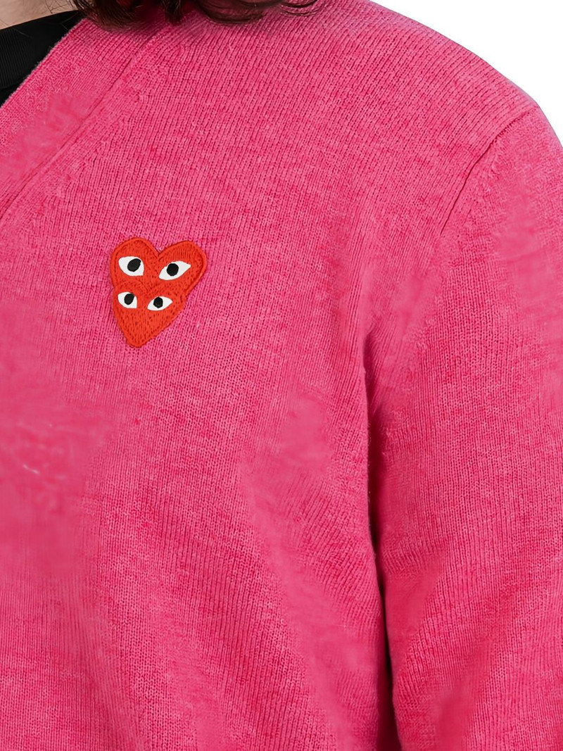 double logo cardigan 4