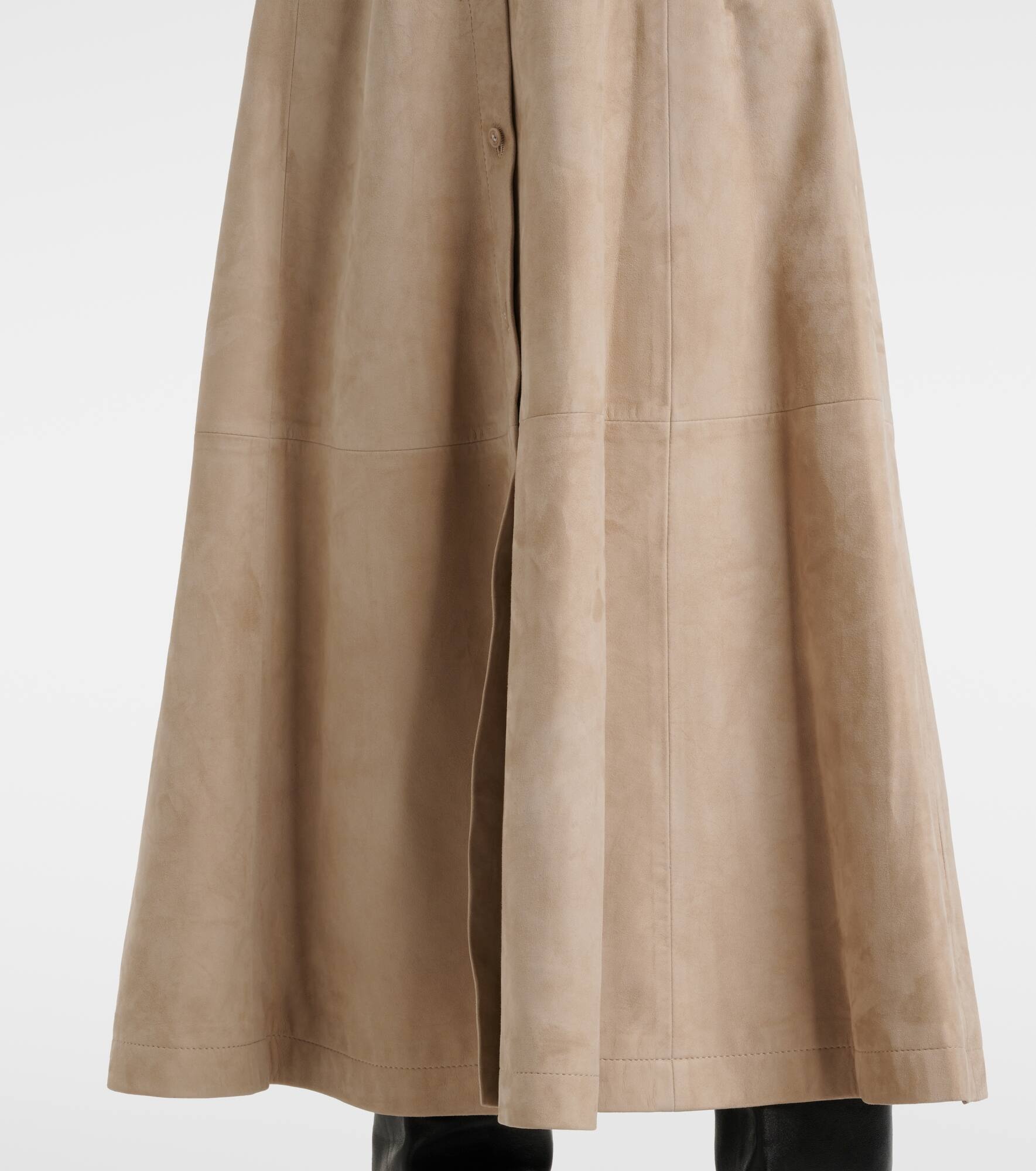 Kiera suede midi dress - 5