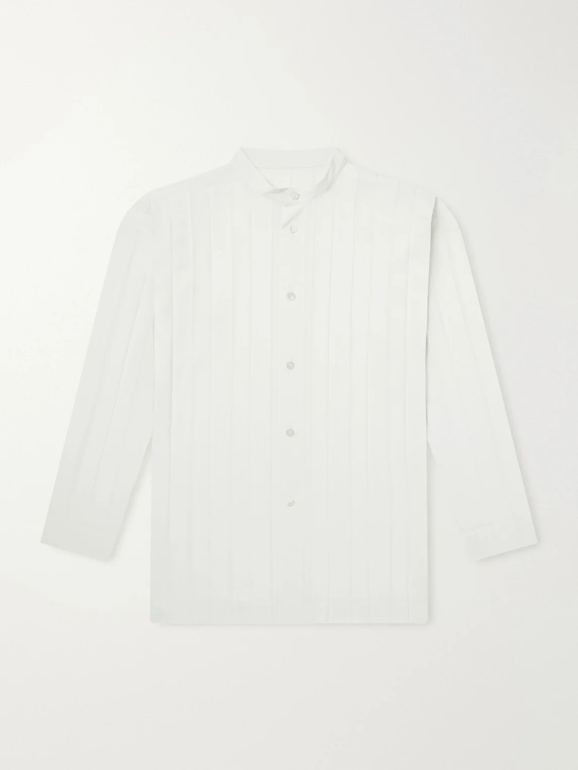 Edge Pleated Shirt - 1