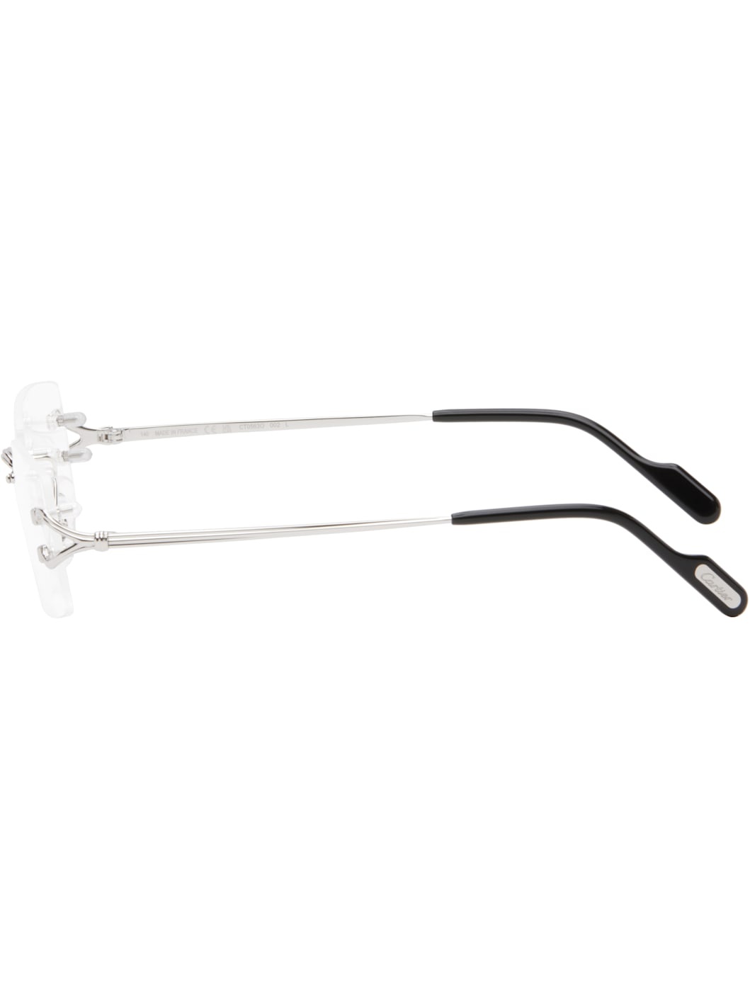 Silver 'Signature C de Cartier' Glasses - 3