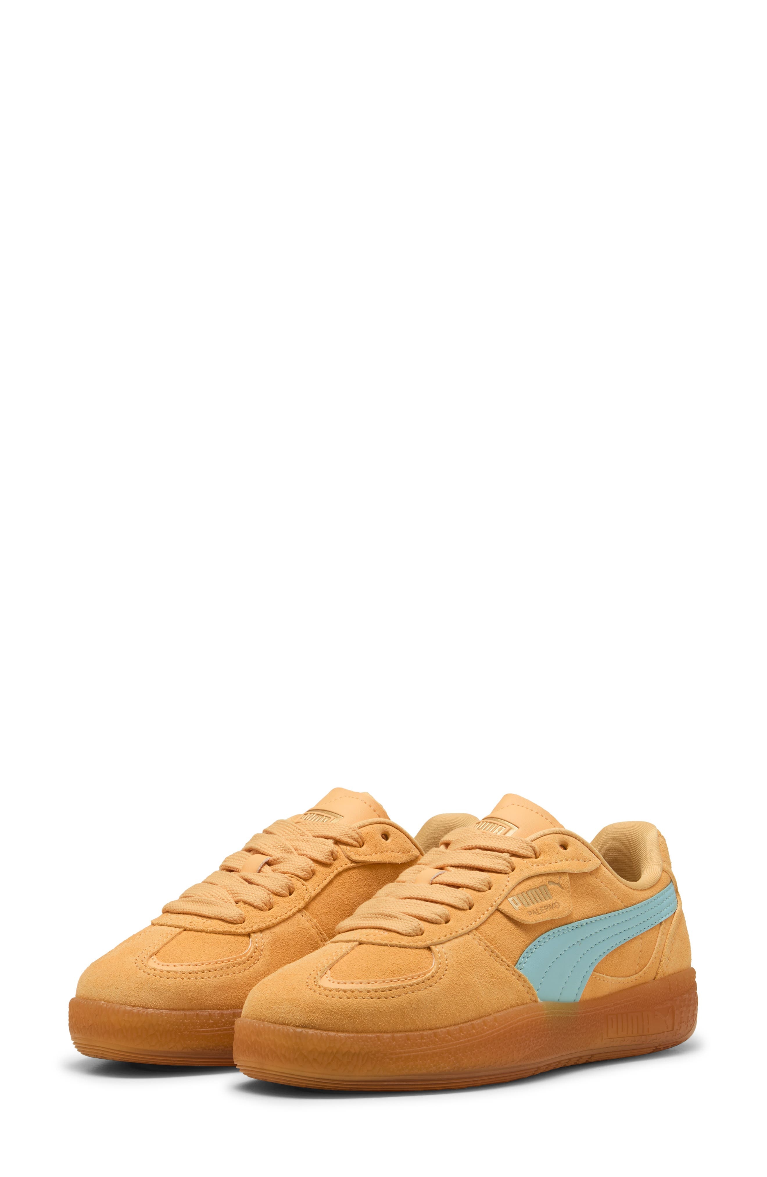 PUMA Palermo Moda Xtra Gum Rubber Sneaker in Almost Apricot-Safe Lake at Nordstrom - 1