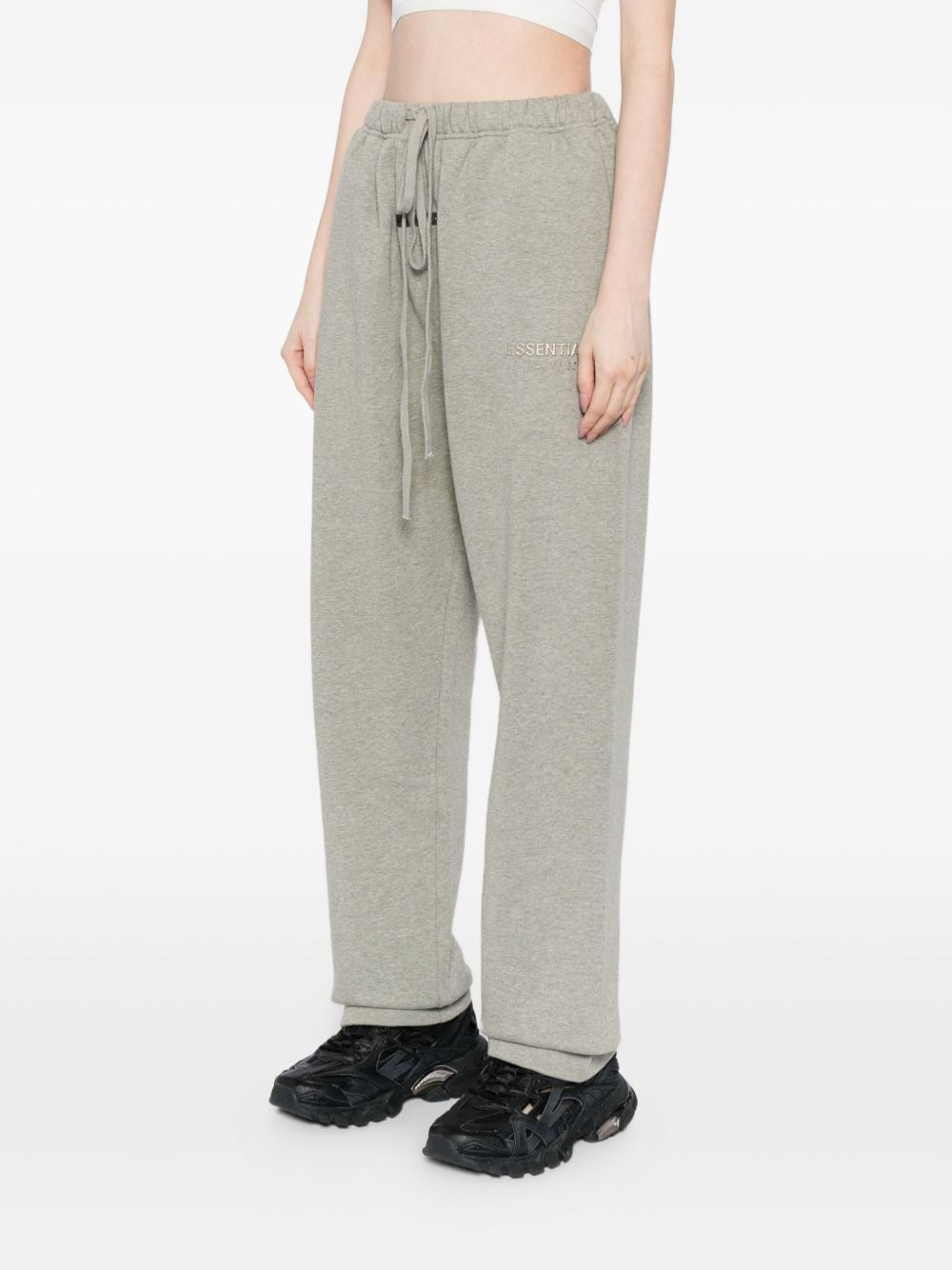 logo-embossed trousers - 3
