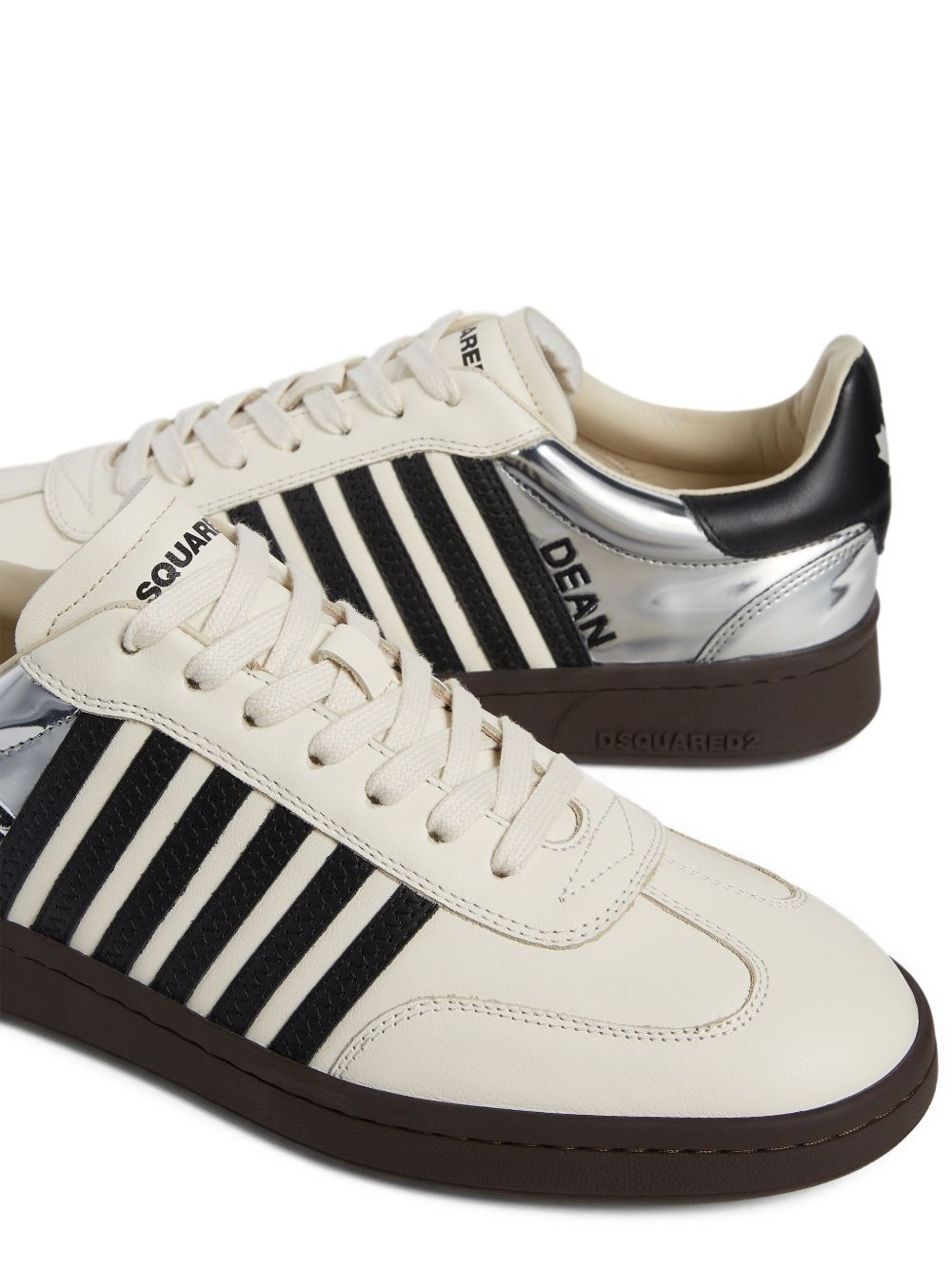 leather sneakers - 4