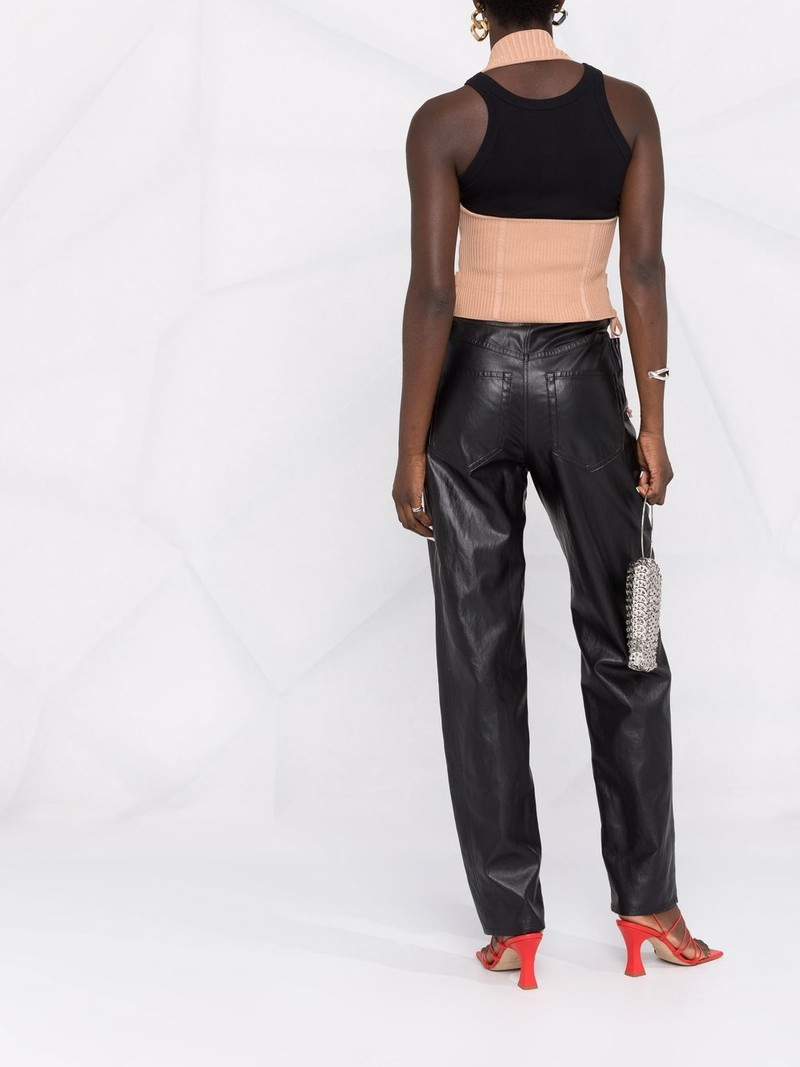 ribbed-knit corset top 6