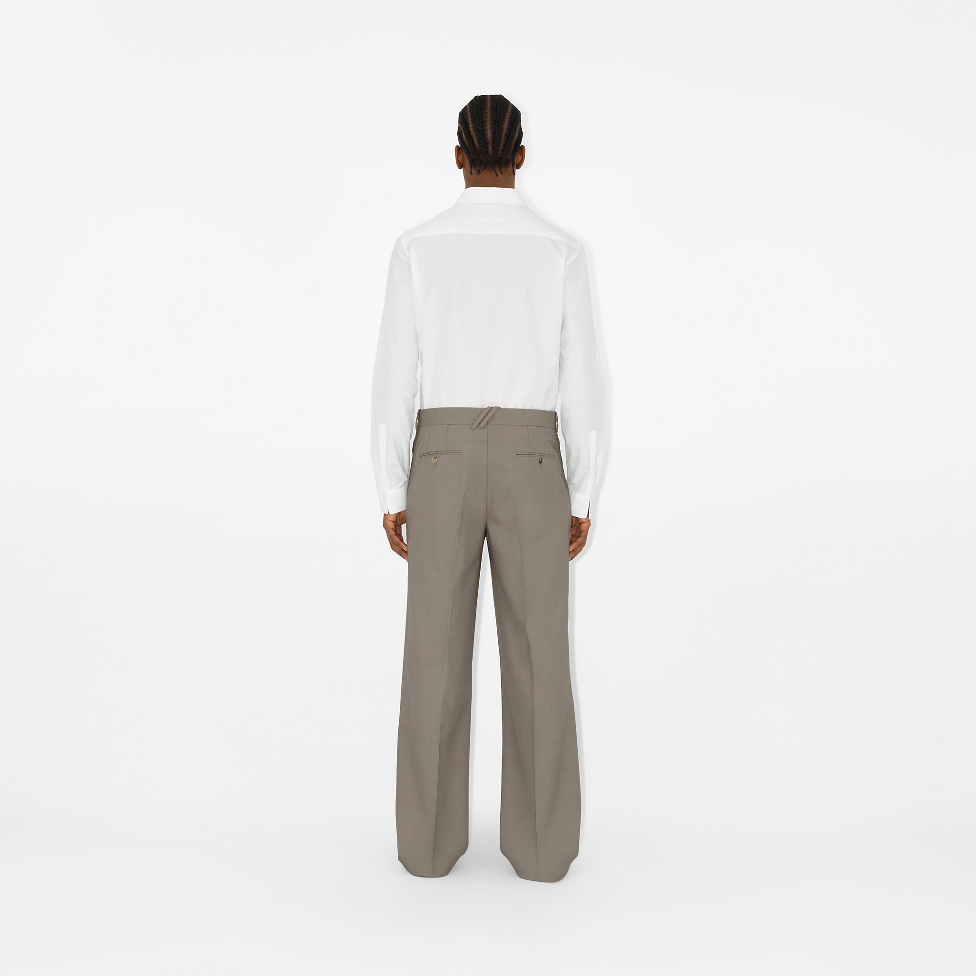 Wool Tailored Trousers - 4