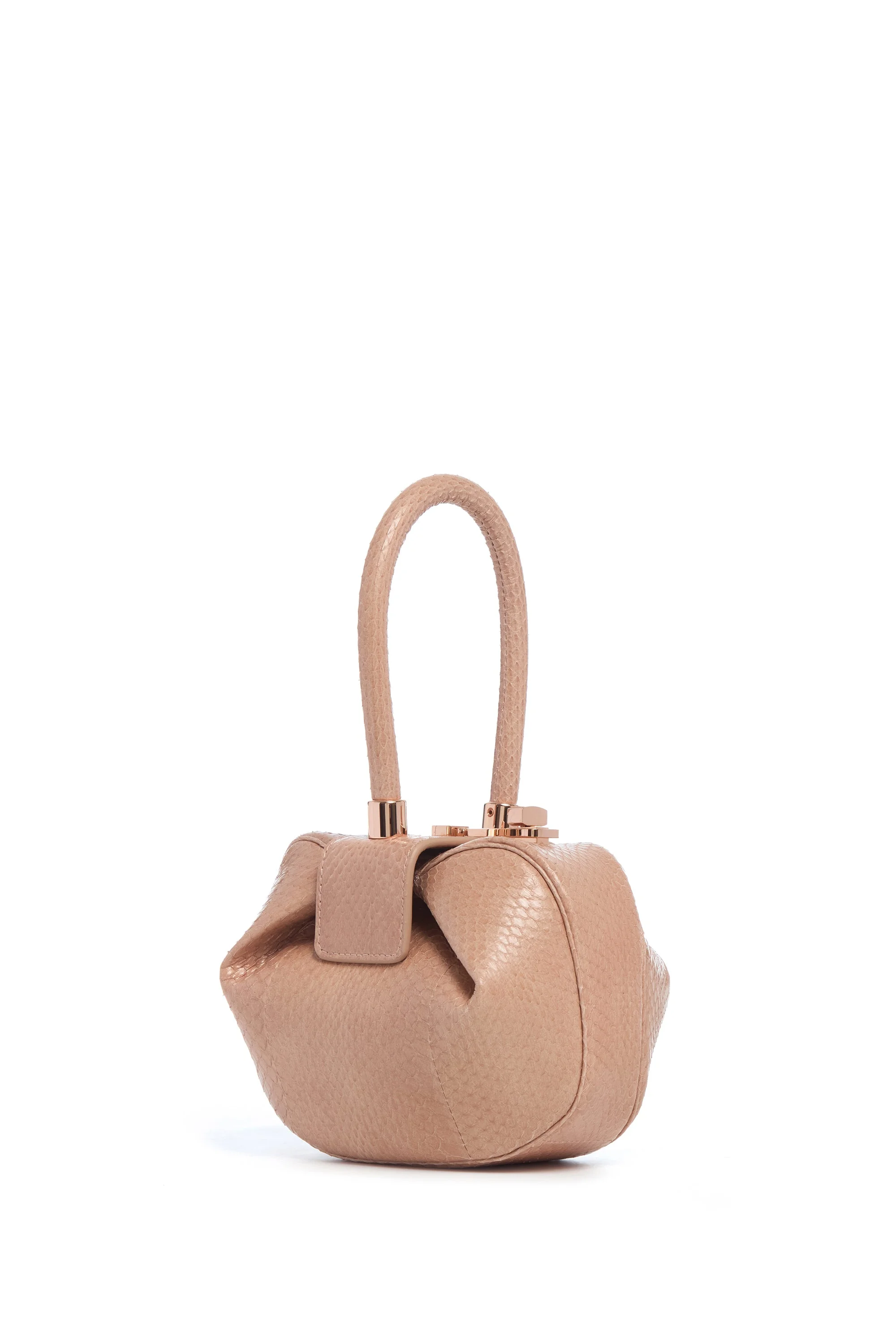 Demi Bag in Nude Snakeskin - 1