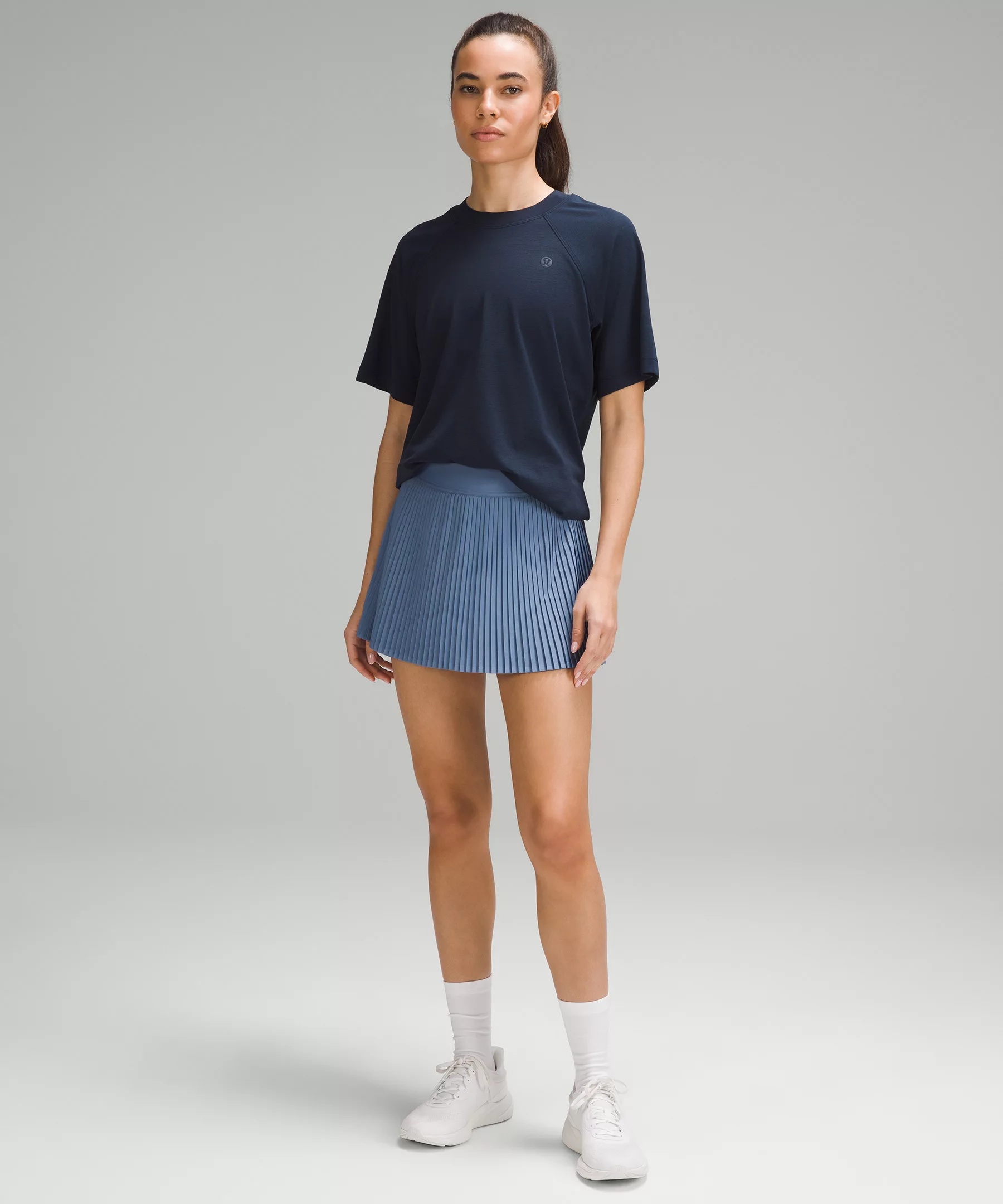 Varsity High-Rise Pleated Tennis Skirt - 2