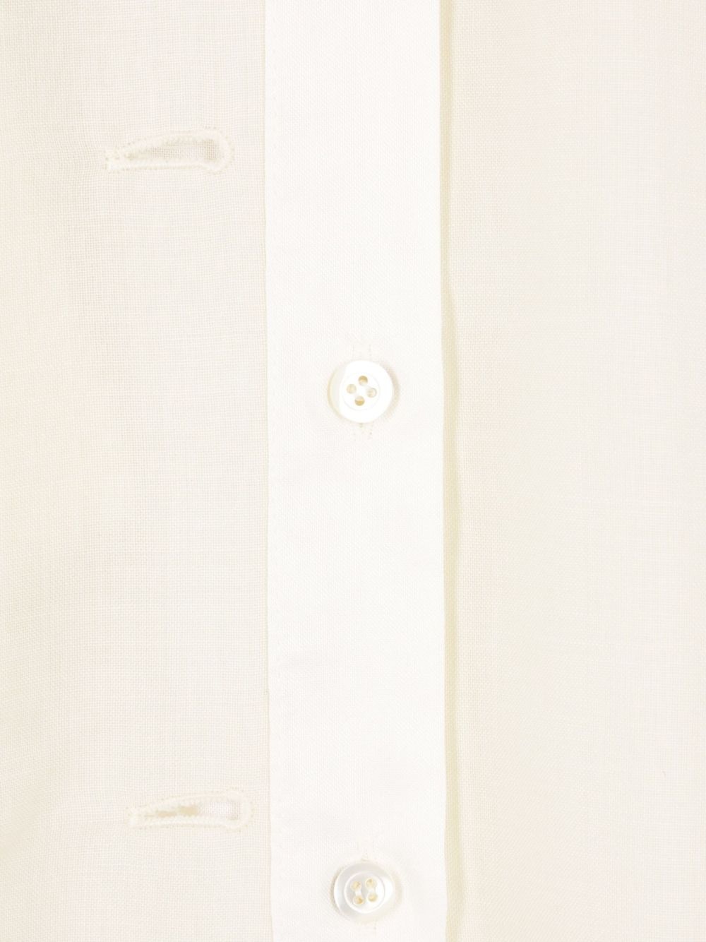 striped-sleeve reversible shirt - 4