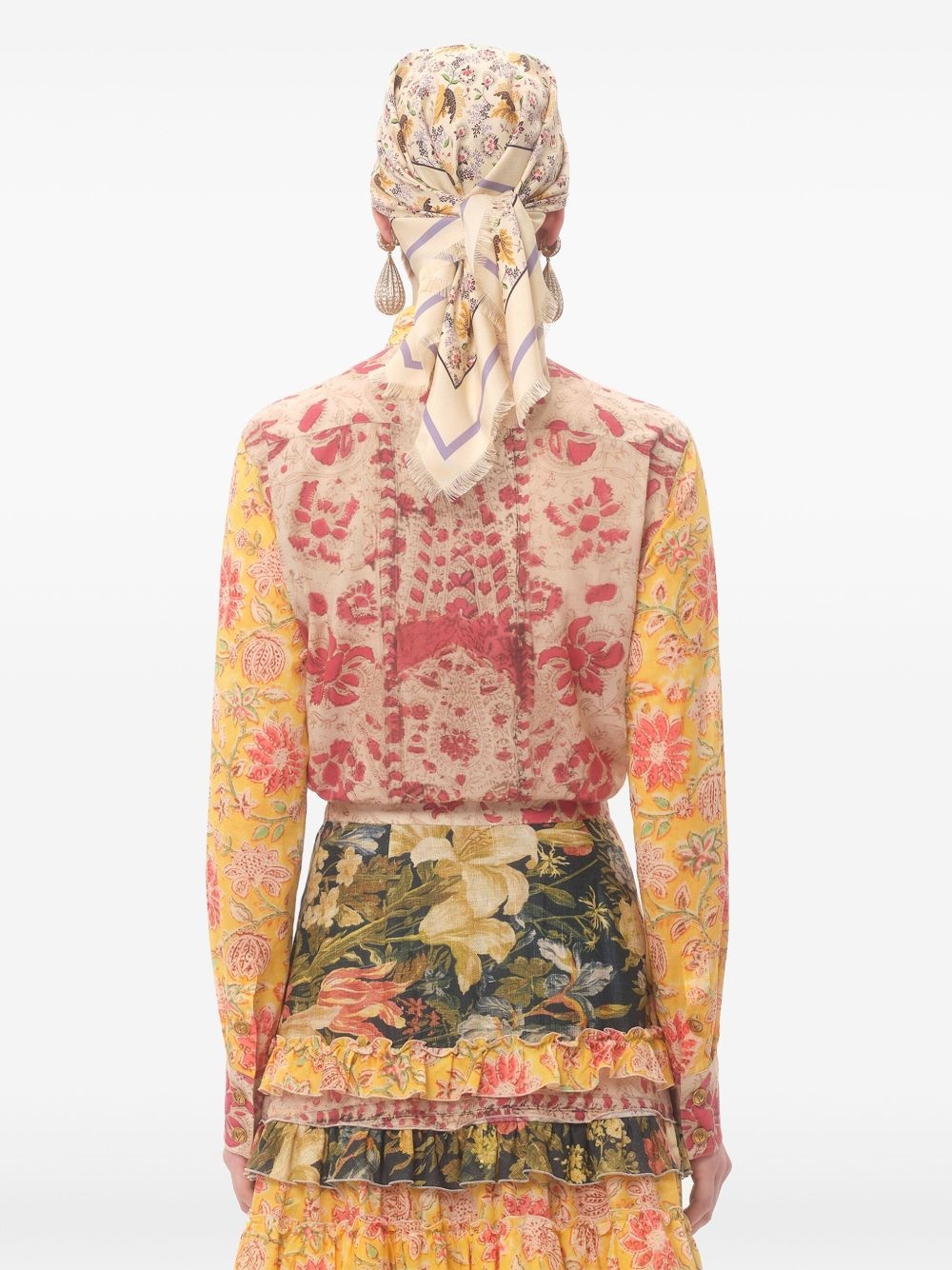 floral-print shirt - 5