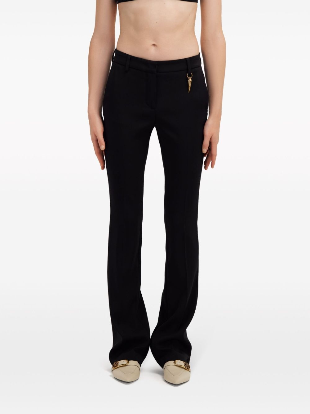 Tiger Tooth bootcut trousers - 3