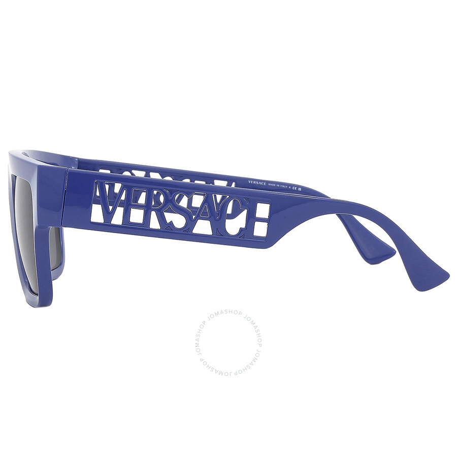 Versace Dark Grey Browline Men's Sunglasses VE4430U 529487 53 - 3