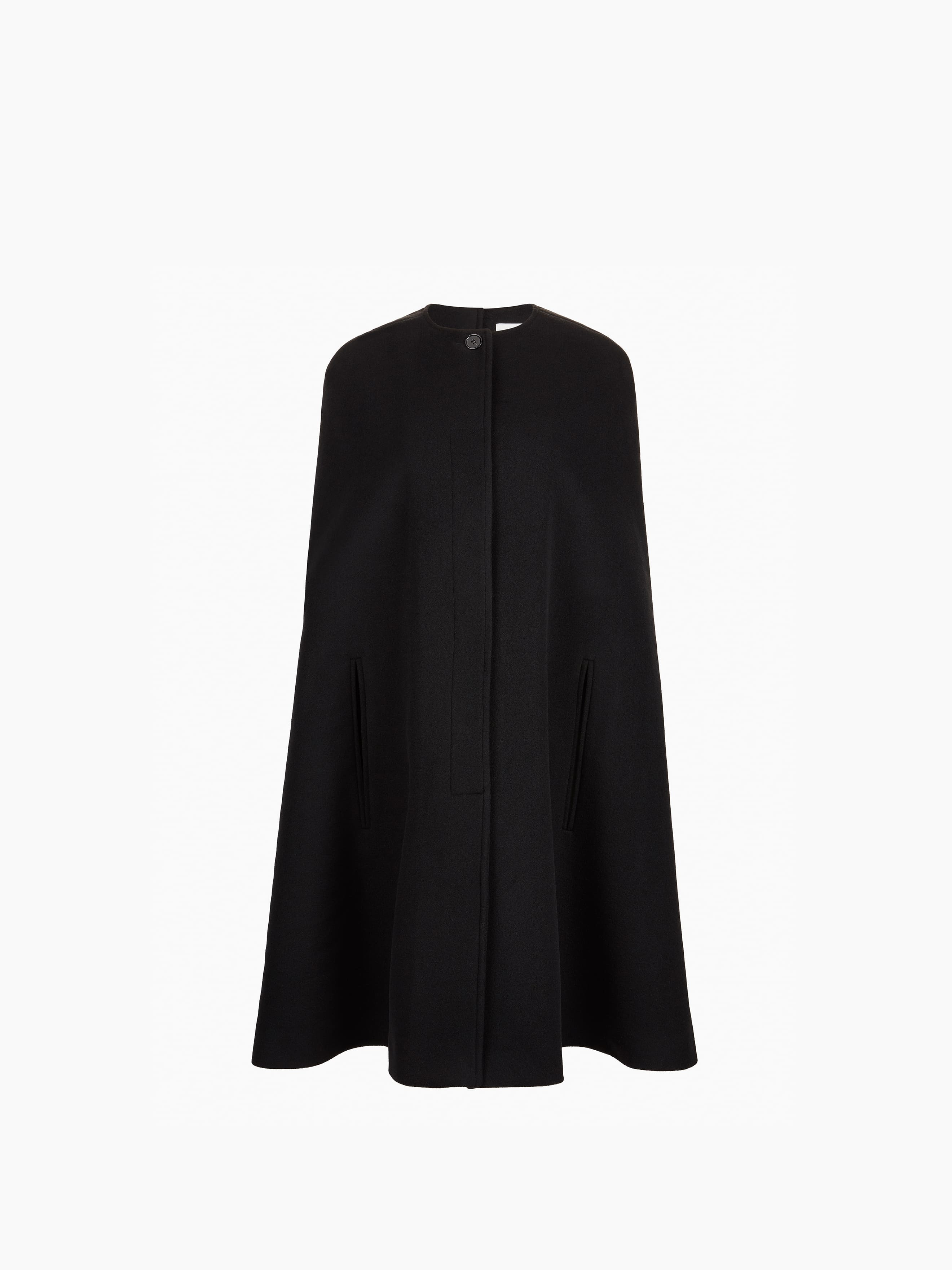 Tailored Wool Cape - 5