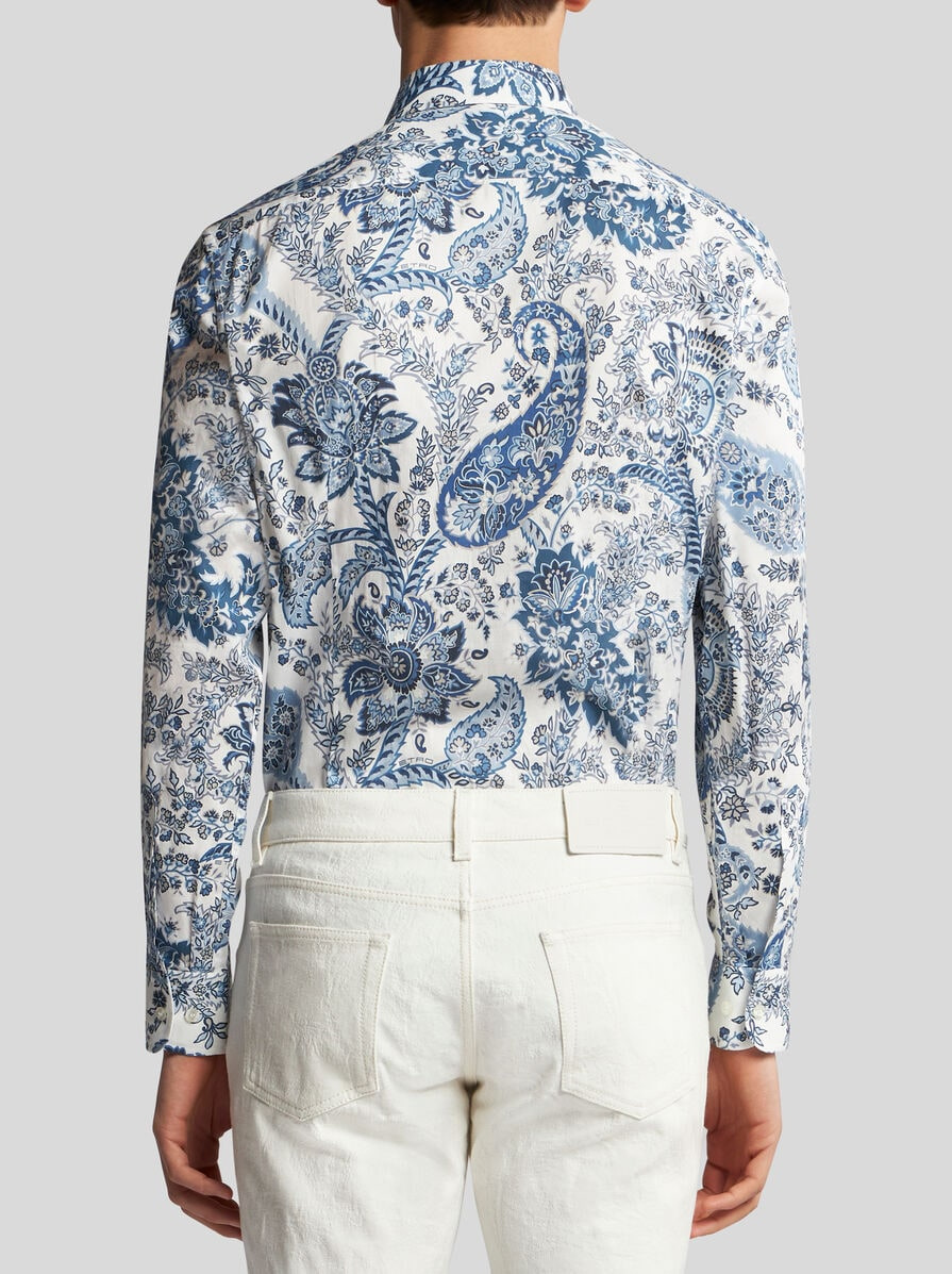FLORAL PAISLEY SHIRT - 4