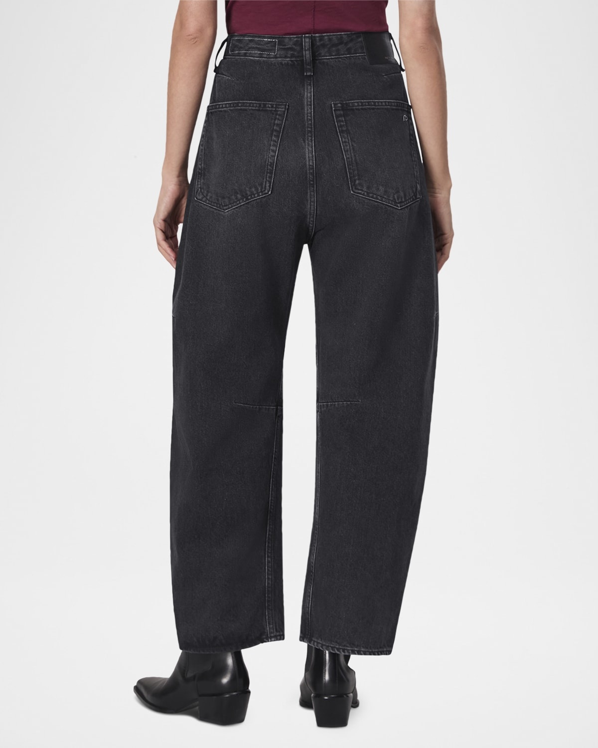 Charlie High-Rise Barrel Jeans - 4